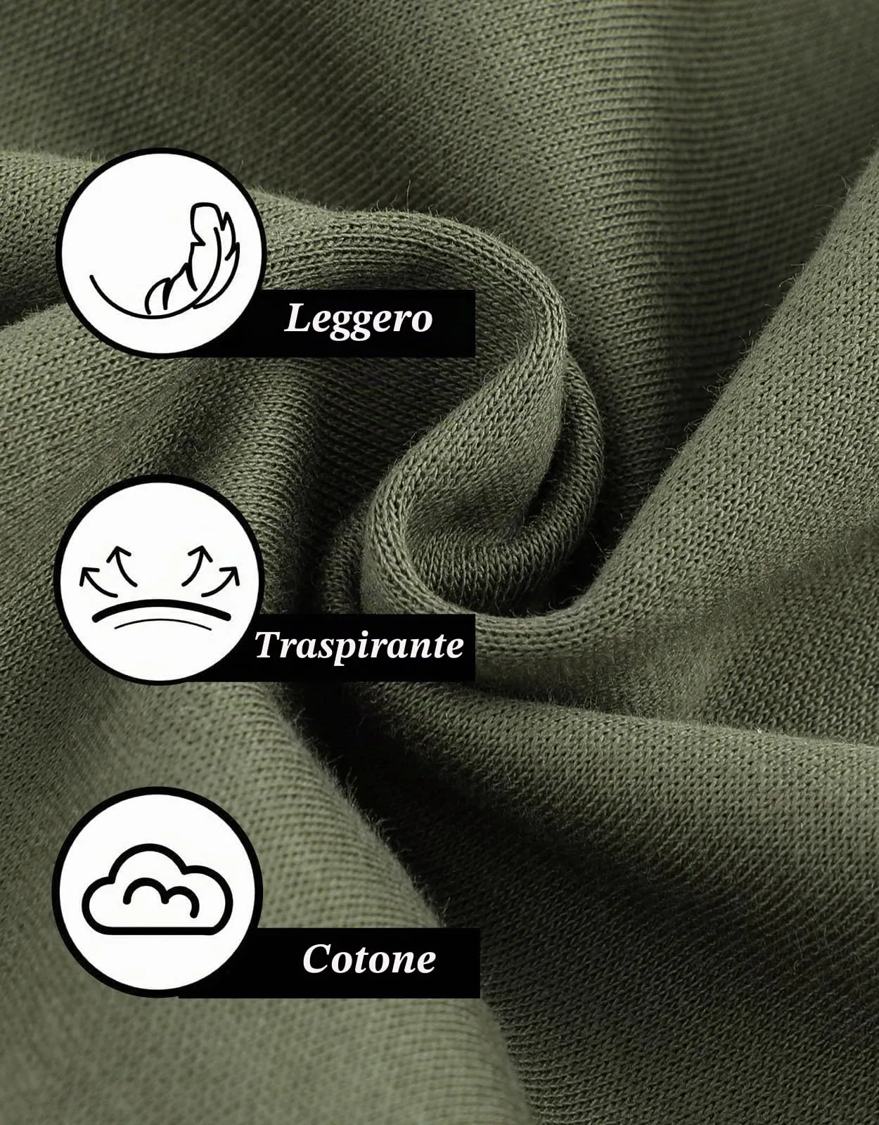 Suwangi Pantaloni Tuta Cargo Jogging Uomo con 4 Tasche - immagine 6