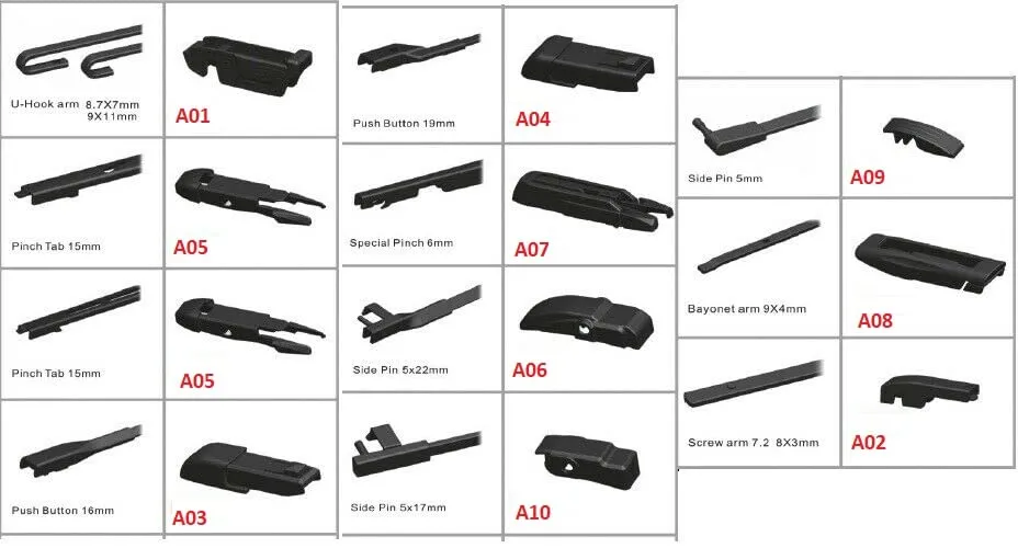 Car Passion Spazzola Tergicristallo Anteriore 65 cm Aero Flat per Peugeot 108 - immagine 2