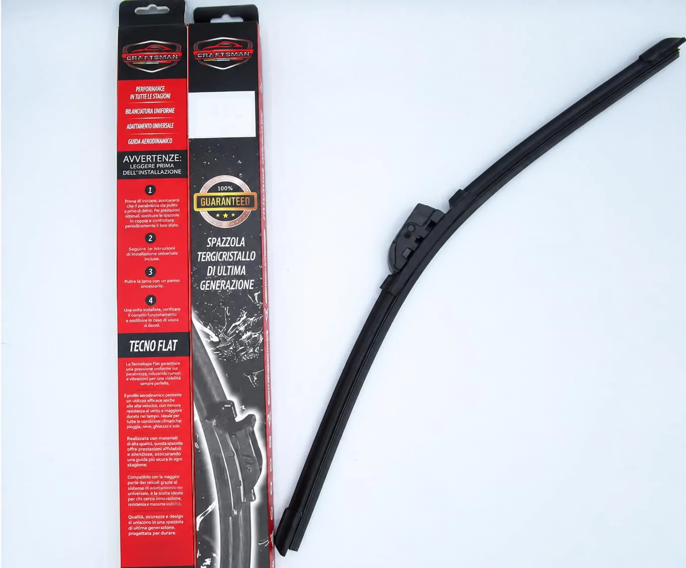 Car Passion Spazzola Tergicristallo Anteriore 65 cm Aero Flat per Toyota Aygo - immagine 1
