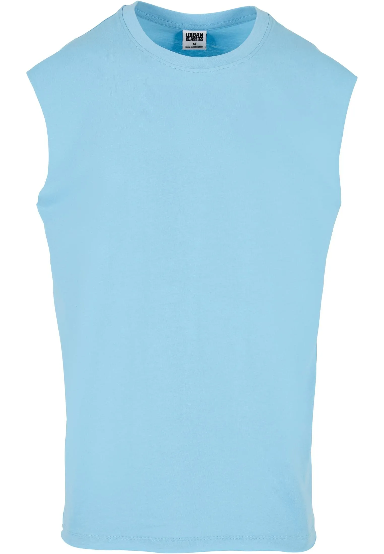 Urban Classics Open Edge Sleeveless Tee, Blu Baltico, XXL - immagine 5