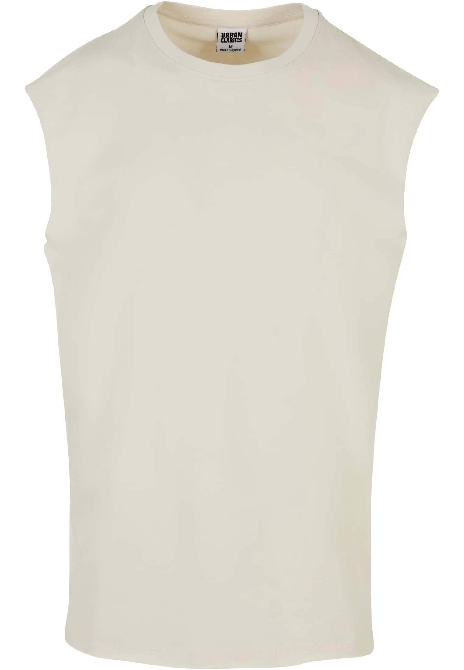 Urban Classics Open Edge Sleeveless Tee, Sabbia, L - immagine 4