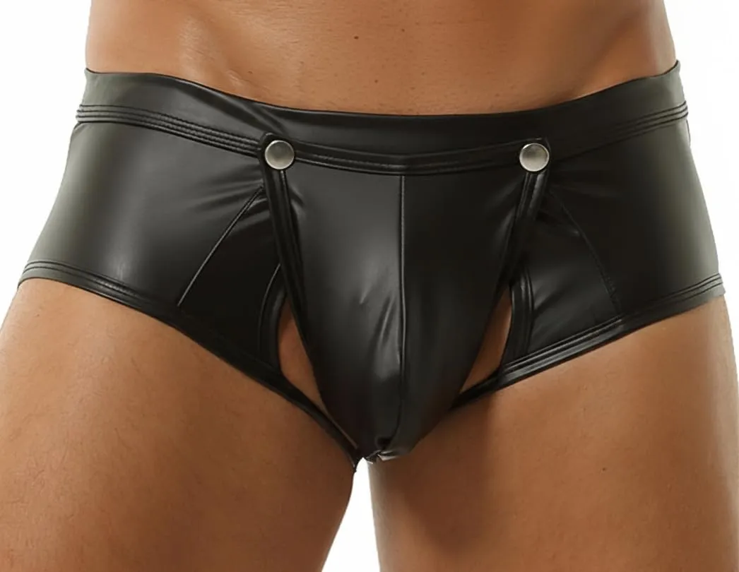 Cave Hero Pantaloncini in simil lattice con cerniera anteriore, Nero, M - immagine 1