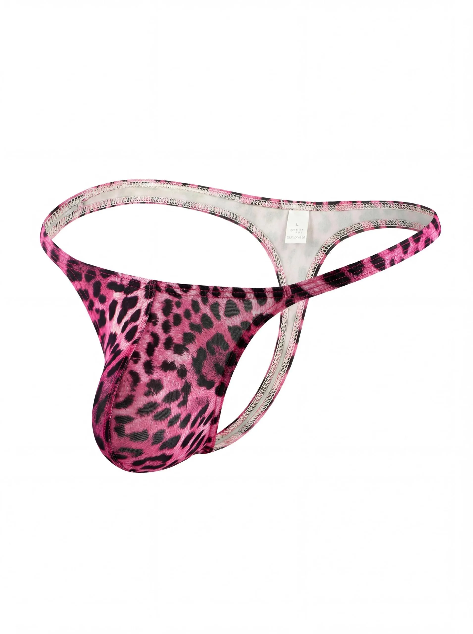 Eagerlove Perizoma Uomo Leopardato Rosa XXL - immagine 6