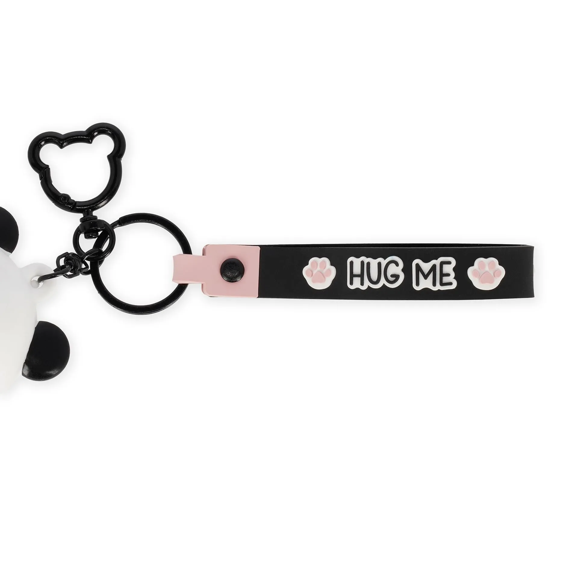 Legami Portamonete con Portachiavi Mini Kawaii Panda in Silicone, 5 x 12 x 5 cm - immagine 5