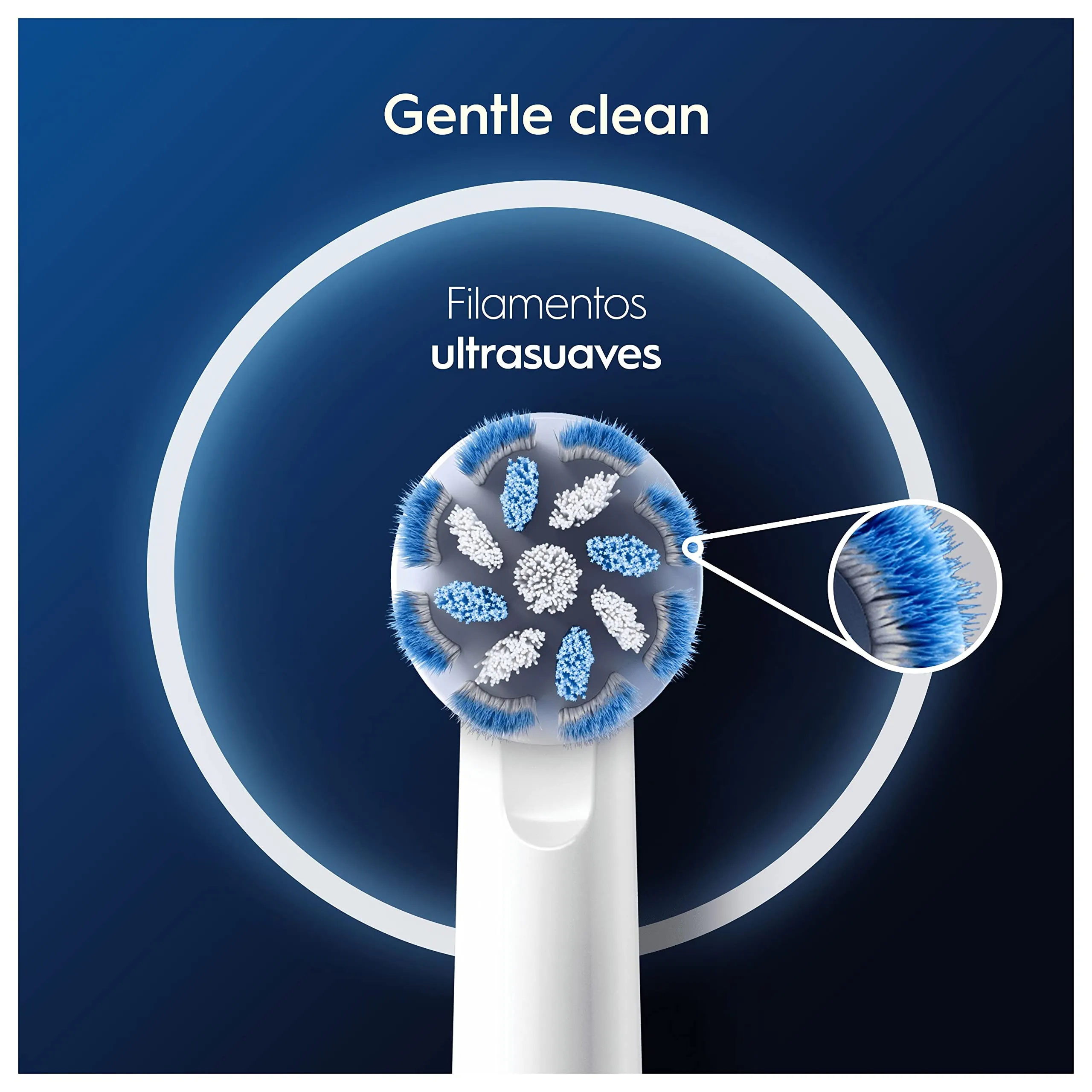 Oral-B Sensitive Clean Testine di Ricambio, Bianche, 12 Ricambi - immagine 4