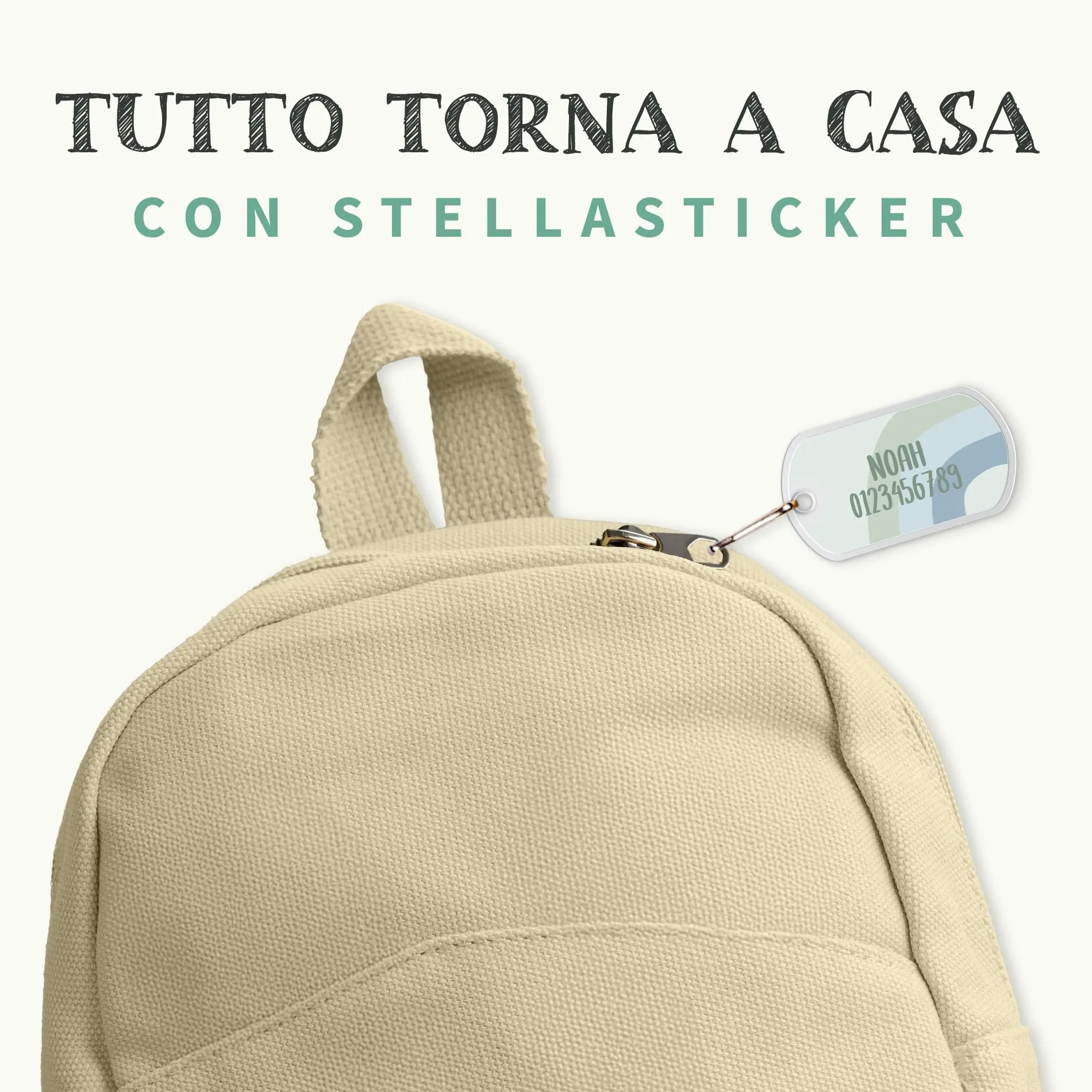 Stellasticker Targhetta Personalizzata per Zaino, Borse e Valigie con Nome e Numero di Telefono - immagine 6