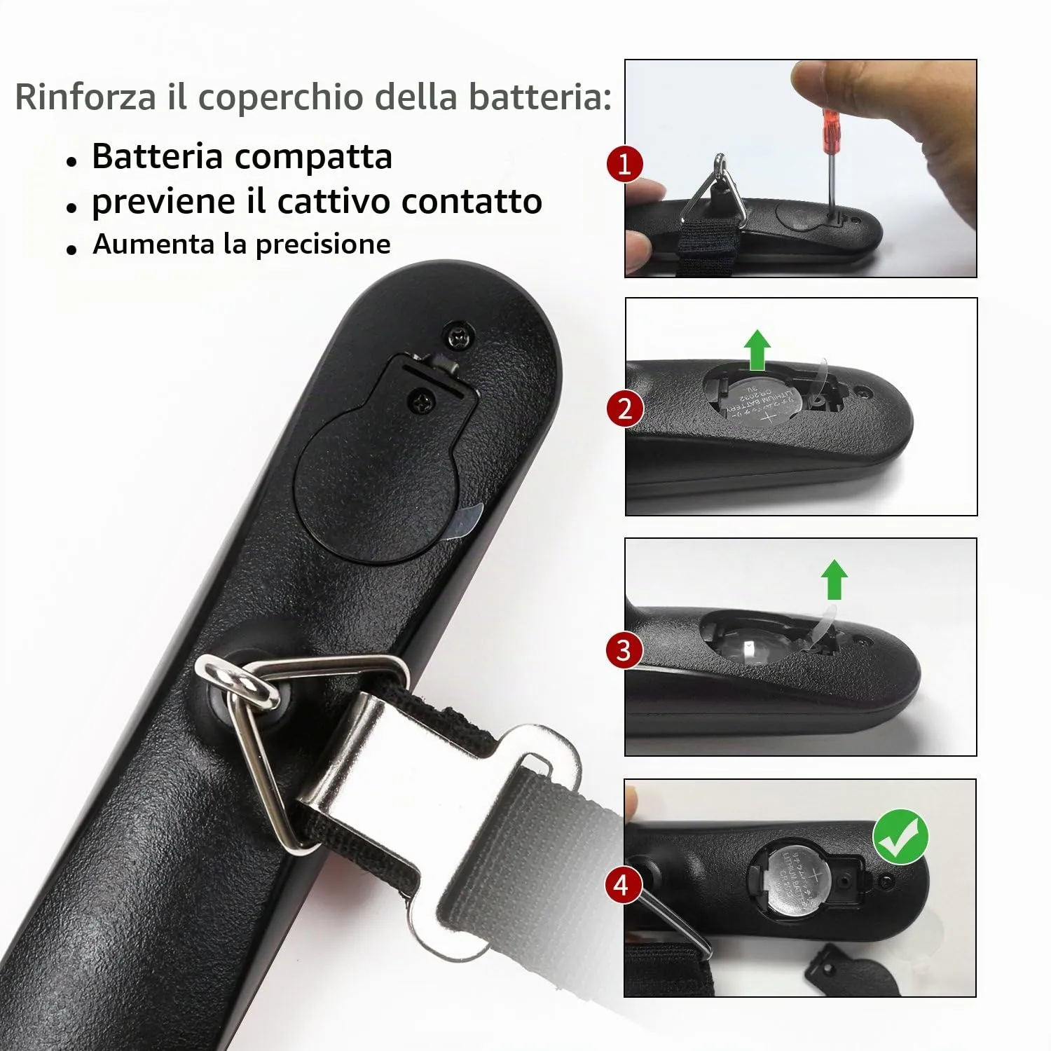 MYCARBON Bilancia per Valigie 50kg con Display LCD e Funzione Tara - immagine 7