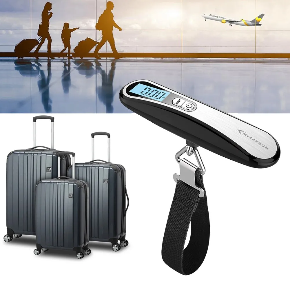 MYCARBON Bilancia per Valigie 50kg con Display LCD e Funzione Tara - immagine 8