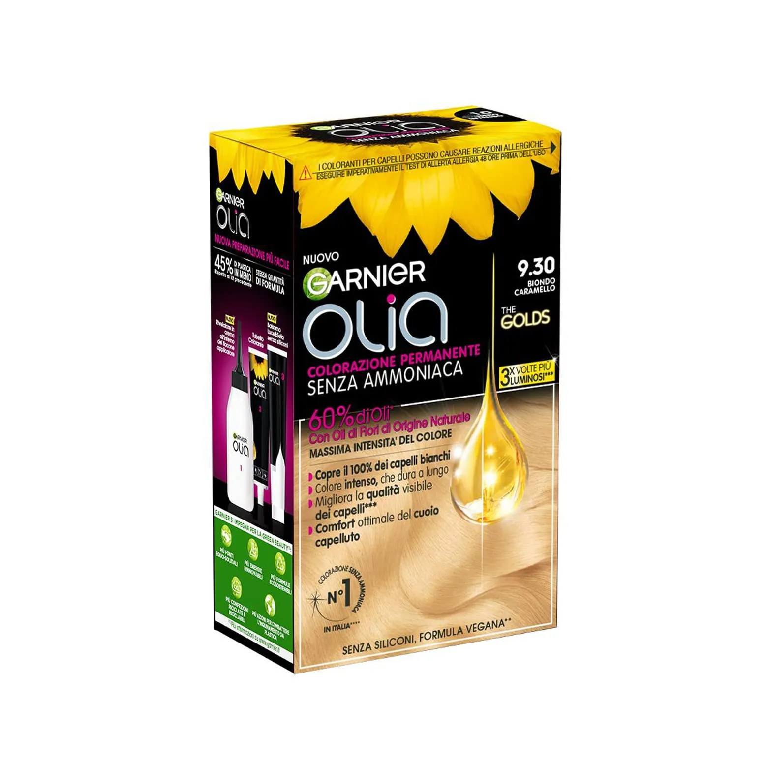 Garnier Olia Tinta Capelli Senza Ammoniaca, Biondo Caramello - immagine 2