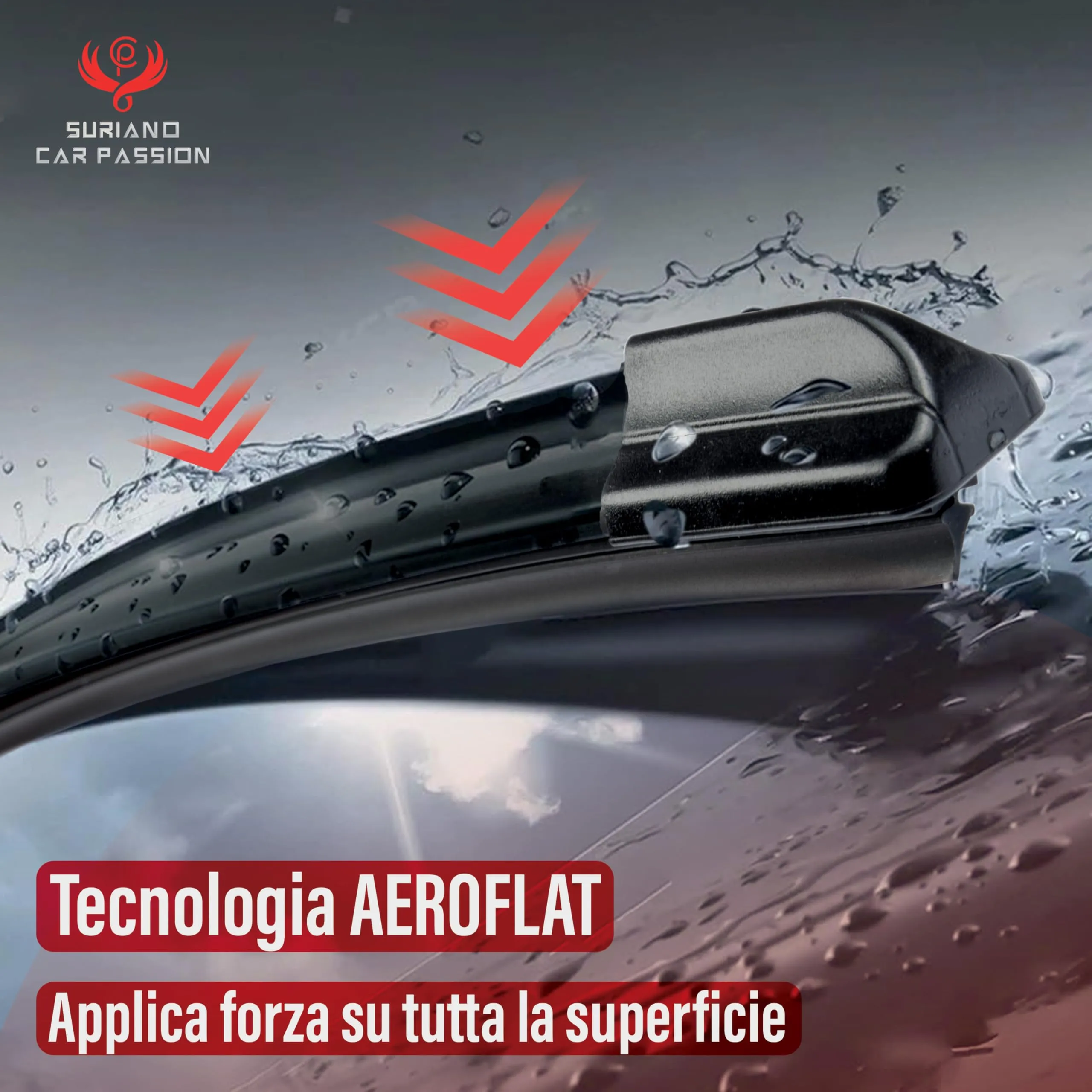 Car Passion Spazzole Tergicristallo Aero Flat per Ford Kuga dal 2019, 60 53 cm - immagine 4