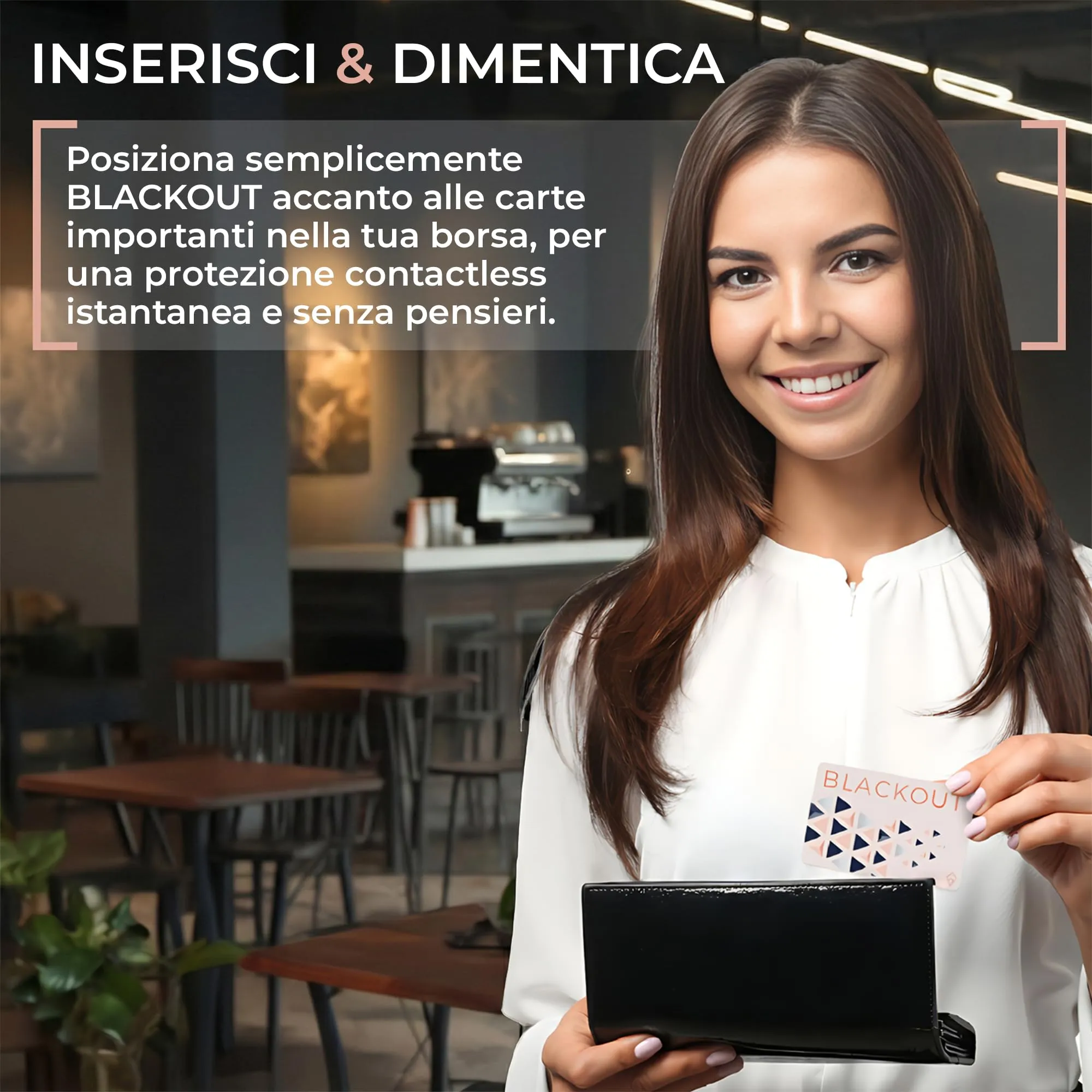 AKIELO Blackout RFID Protection Card, Nero e Rosa, 2 Pezzi - immagine 6