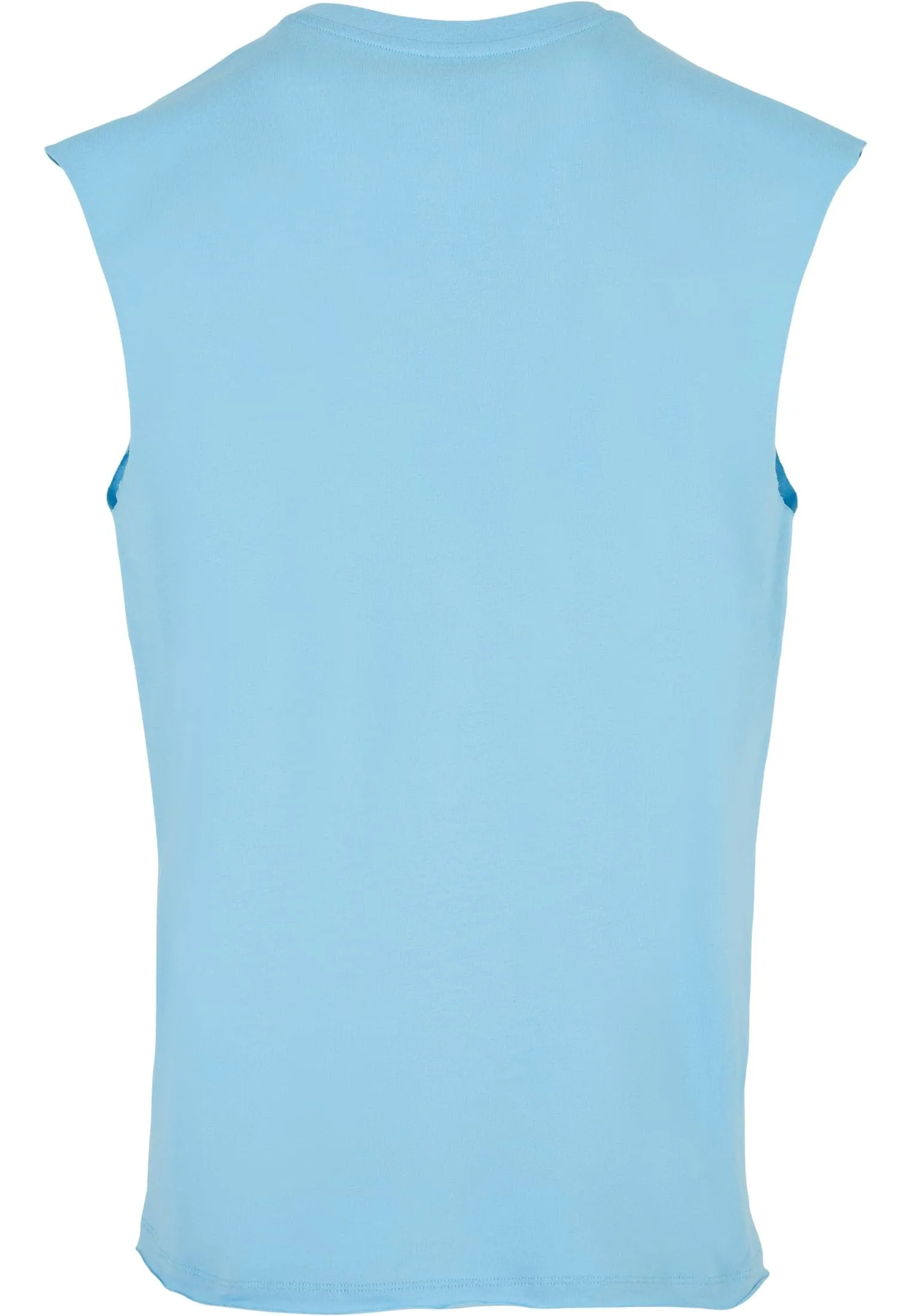 Urban Classics Open Edge Sleeveless Tee, Blu Baltico, S - immagine 4