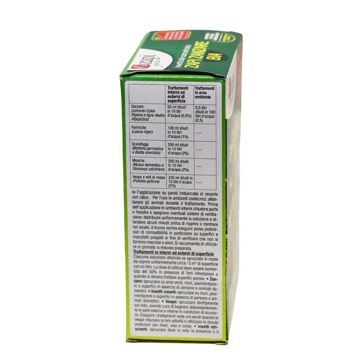 Zapi Zanzare Bia Verde Insetticida Anti Zanzare Concentrato, 100 ml - immagine 2
