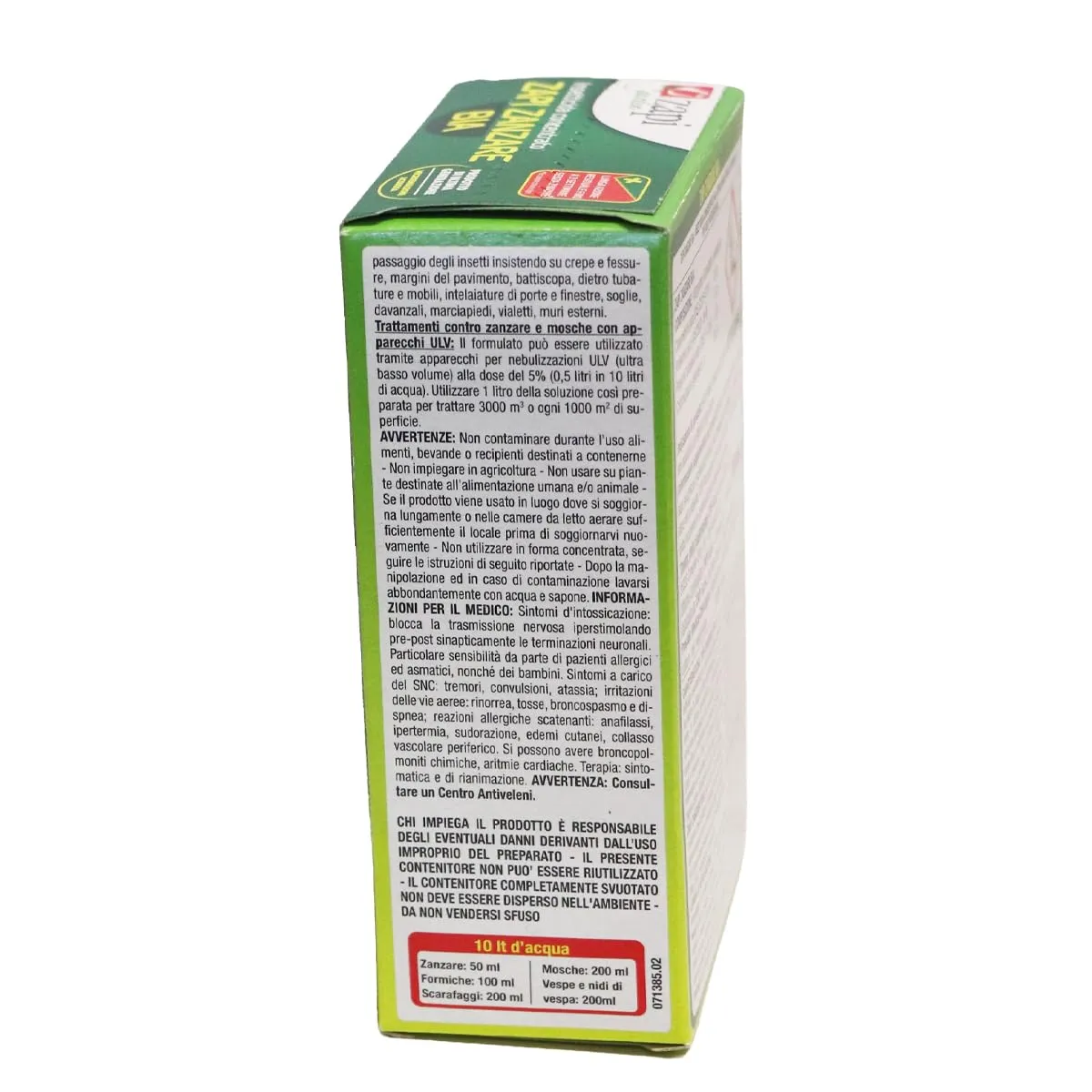 Zapi Zanzare Bia Verde Insetticida Anti Zanzare Concentrato, 100 ml - immagine 4