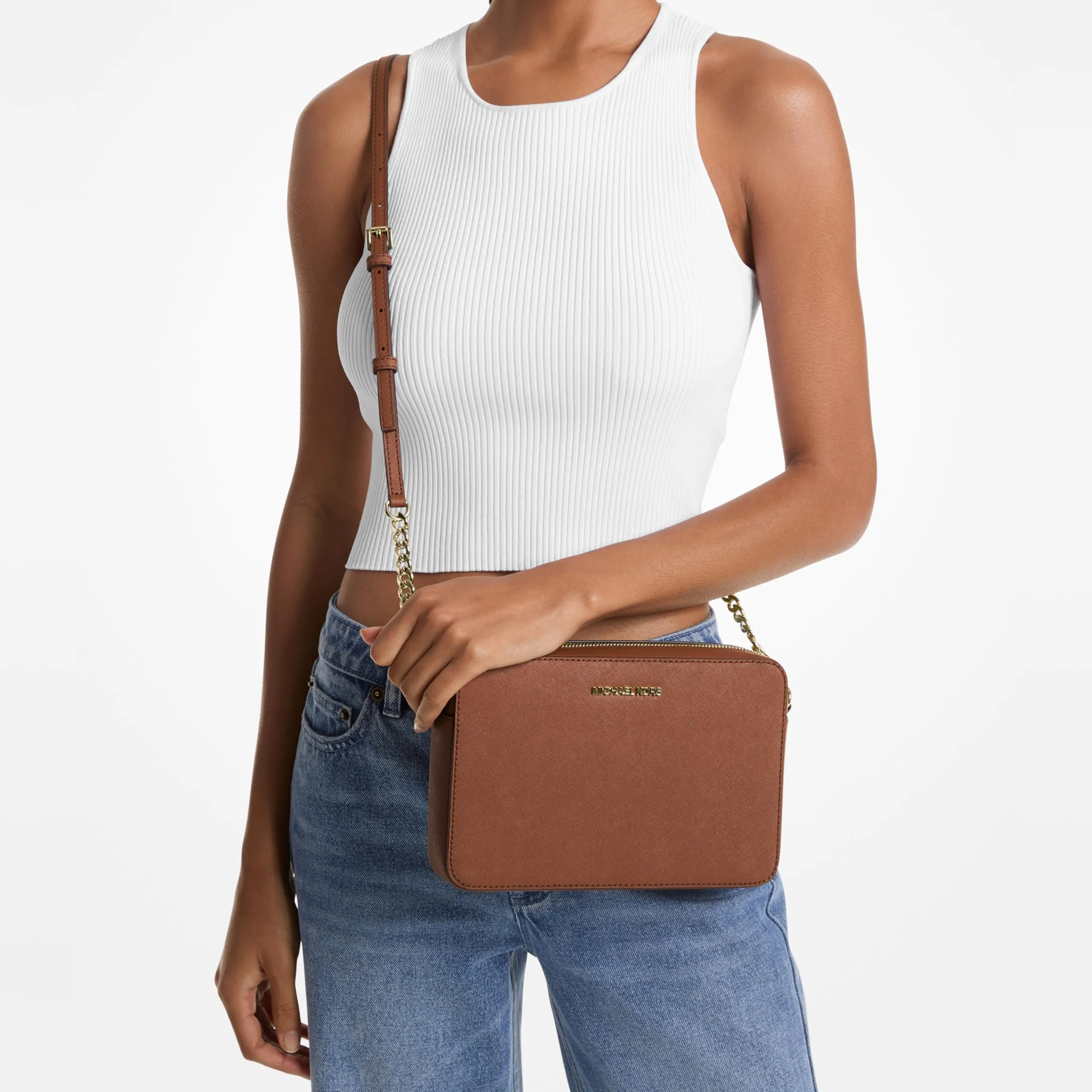 Michael Kors 32S4GTVC3L-230 LG EW Crossbody Donna Luggage - immagine 6