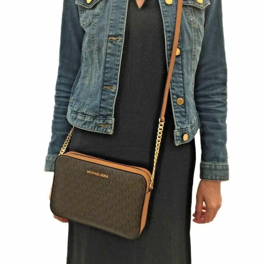 Michael Kors LG EW Crossbody Bag Brown 35F8GTTC3B-200 - immagine 2