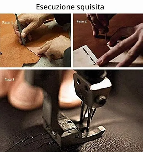 ELIOX Portafoglio Donna Zip Around in Pelle Sintetica, Nero - immagine 6