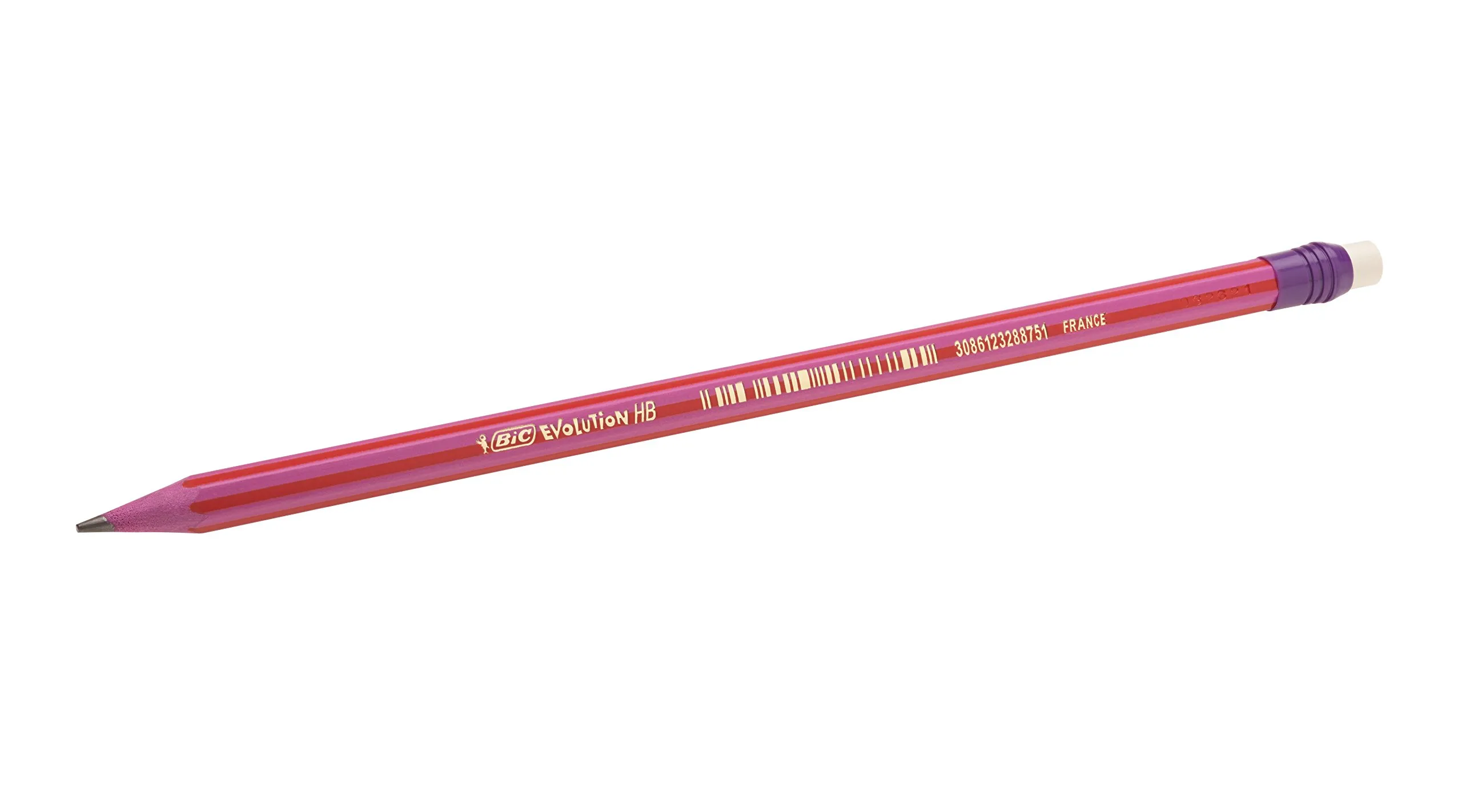 BIC Evolution Stripes, Matite HB con Gomma, Senza Legno, 12 unità - immagine 13