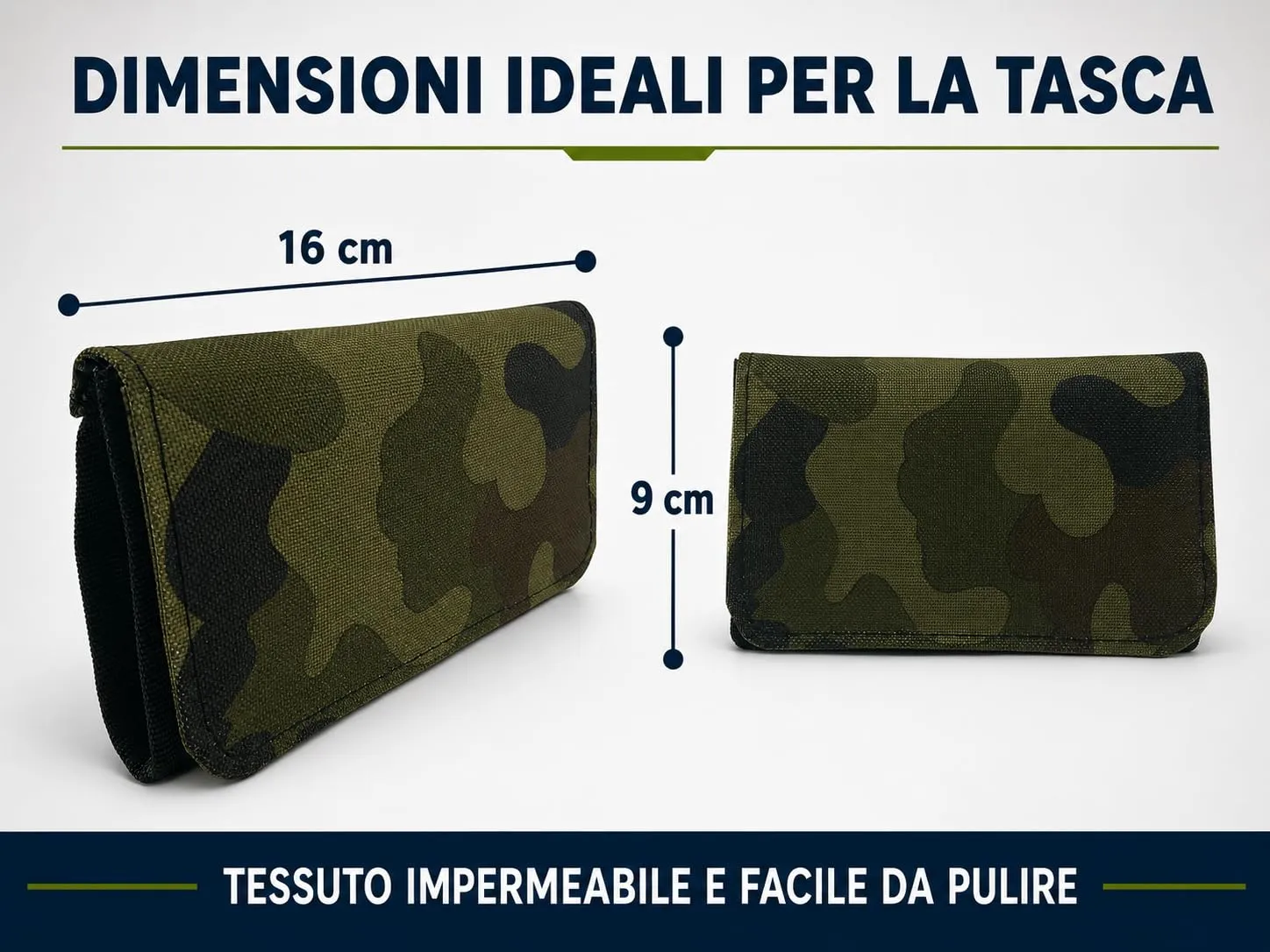 Mialand Porta Tabacco Mimetico Militare Impermeabile, 16 x 9 cm - immagine 7