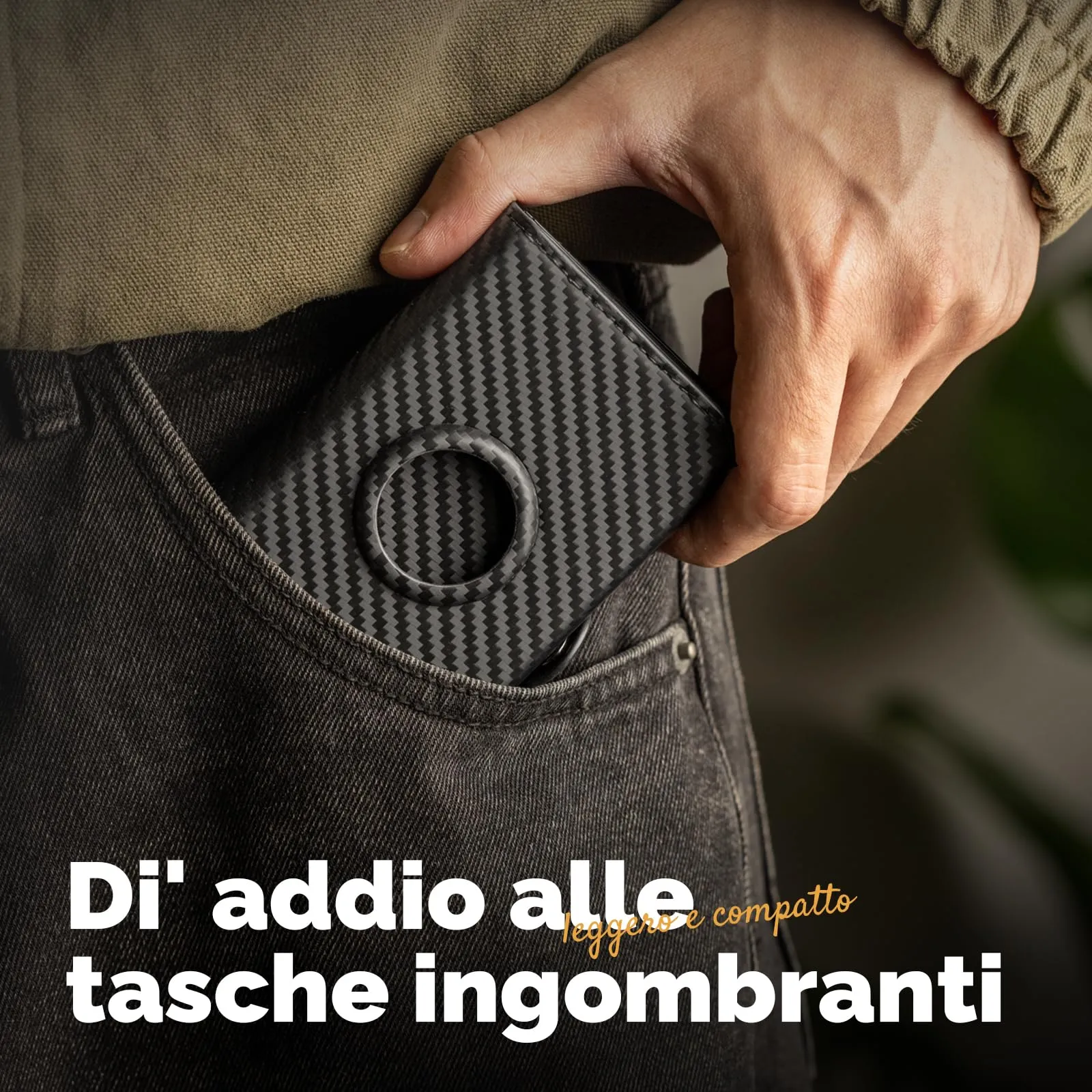 Manmaxim Portafoglio Uomo AirTag, Portacarte Slim RFID Pop-Up, Capacità 9-12 Carte e 2 Finestre ID, Nero - immagine 8
