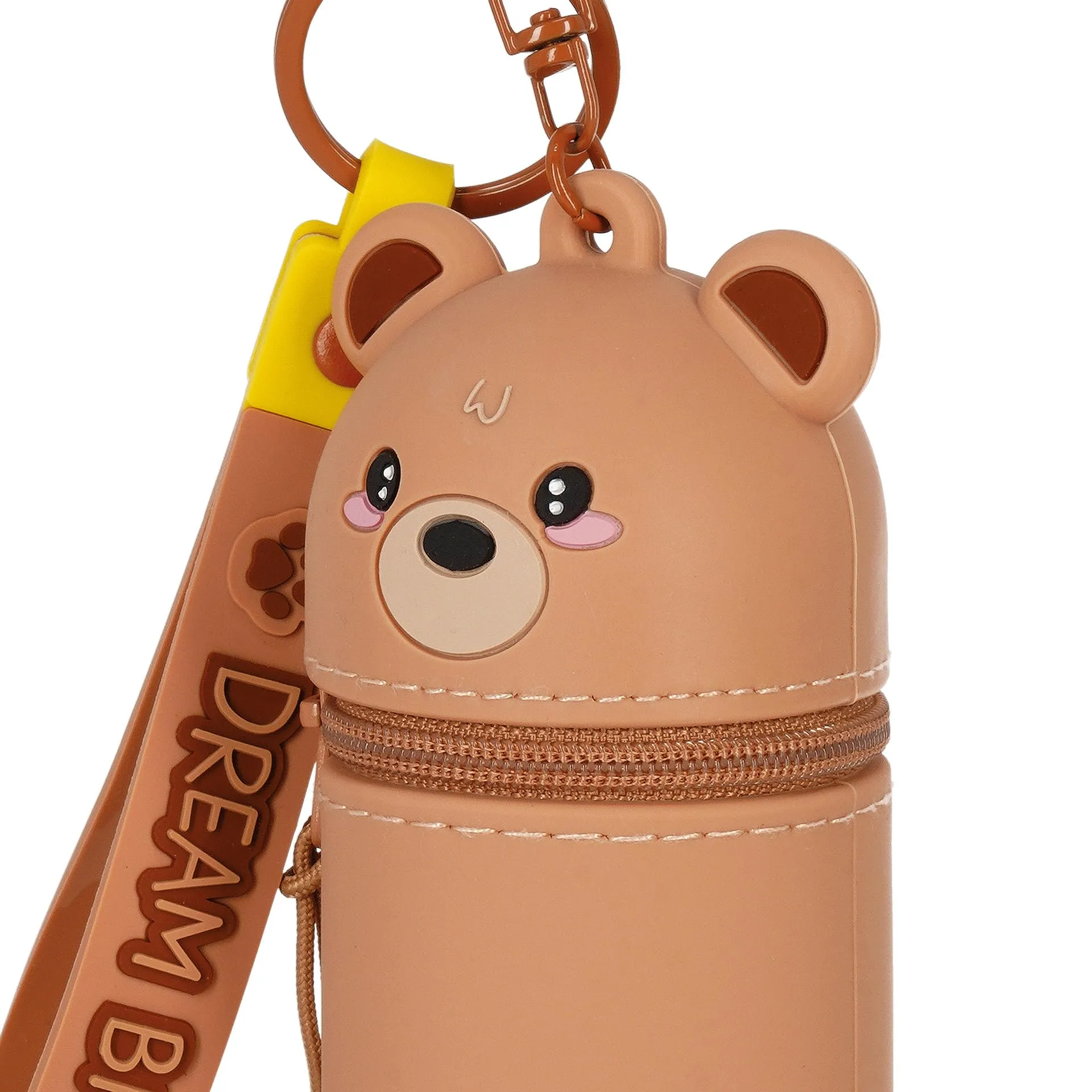 Legami Portamonete con Portachiavi Mini Kawaii Teddy Bear in Silicone, 5 x 12 x 5 cm - immagine 4