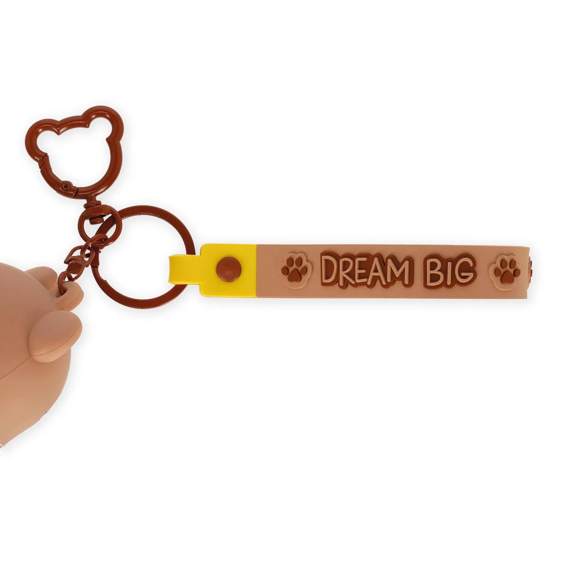Legami Portamonete con Portachiavi Mini Kawaii Teddy Bear in Silicone, 5 x 12 x 5 cm - immagine 5