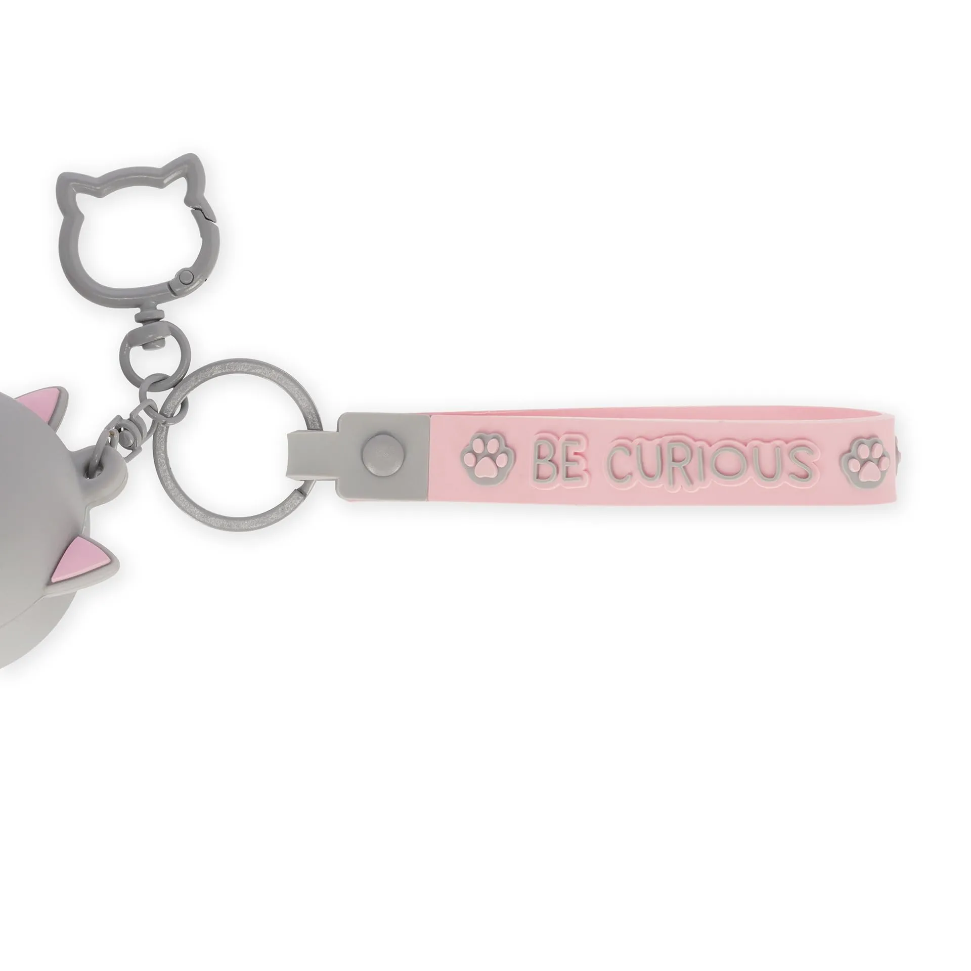 Legami Portamonete con Portachiavi Mini Kawaii, Tema Kitty, in Silicone, 5 x 12 x 5 cm - immagine 5