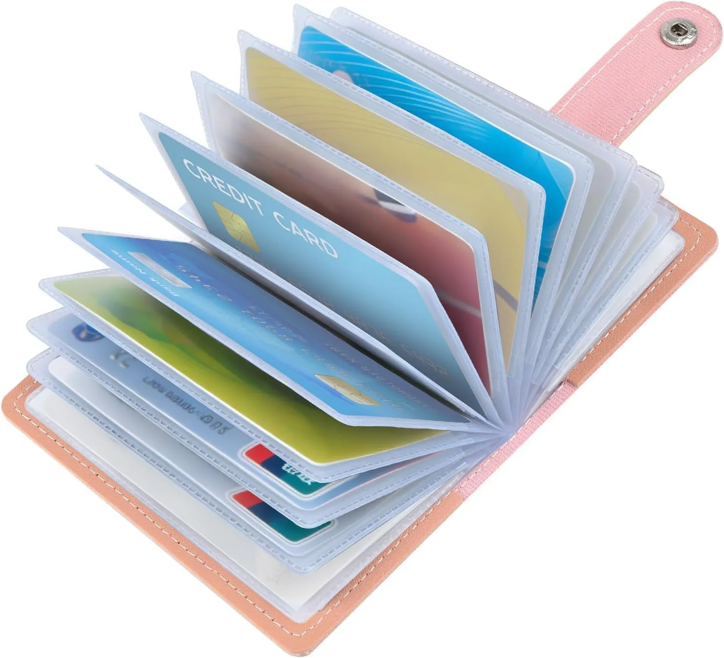 OSDUE Porta Carte di Credito in Pelle PU con Protezione RFID, 26 Scomparti - immagine 8