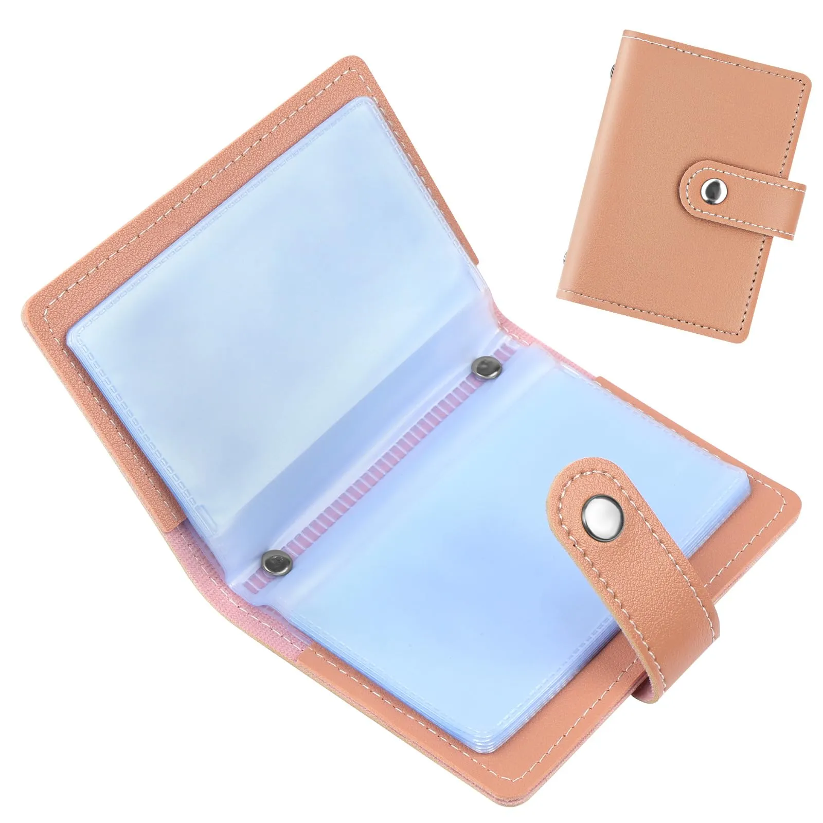 OSDUE Porta Carte di Credito in Pelle PU con Protezione RFID, 26 Scomparti - immagine 9