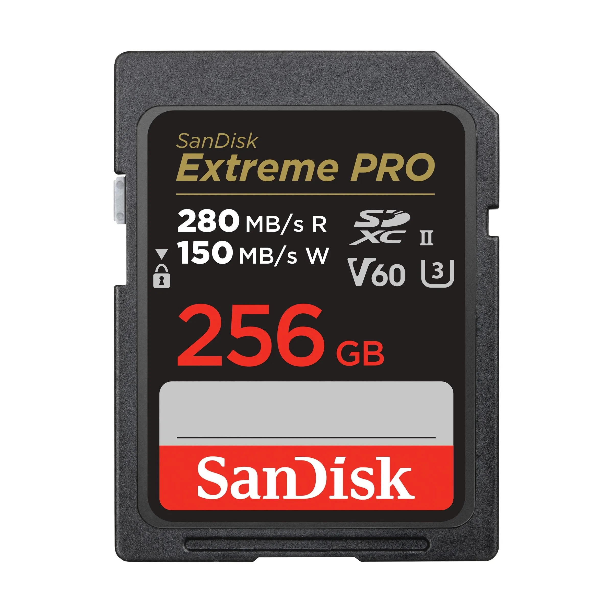 SanDisk Extreme PRO 256GB SDXC SD Card V60 UHS-II Class 10 U3 - immagine 1