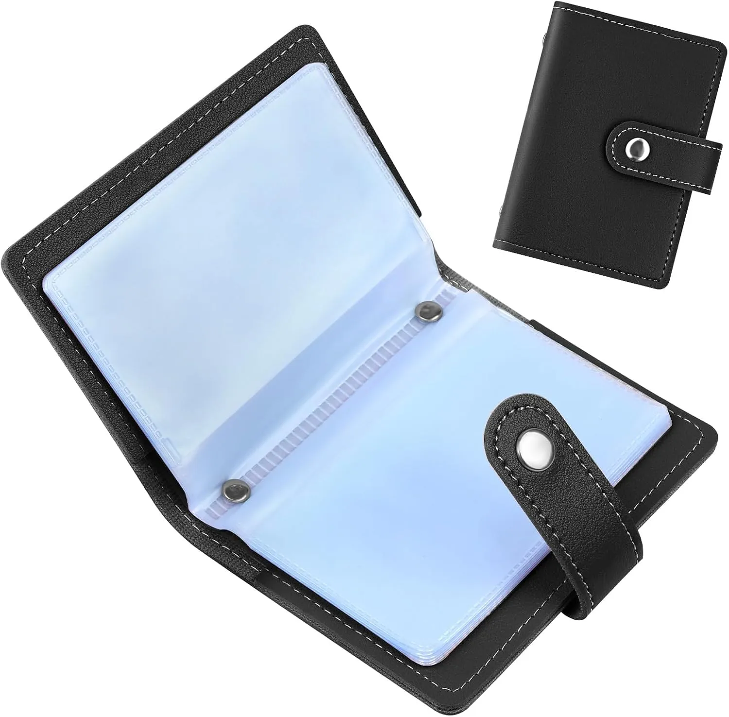 OSDUE Porta Carte di Credito in Pelle PU, Protezione RFID, 26 Scomparti - immagine 8