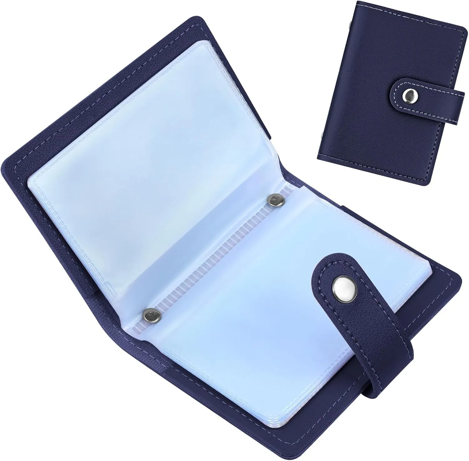 OSDUE Porta Carte di Credito in Pelle PU, Protezione RFID, 26 Scomparti - immagine 8
