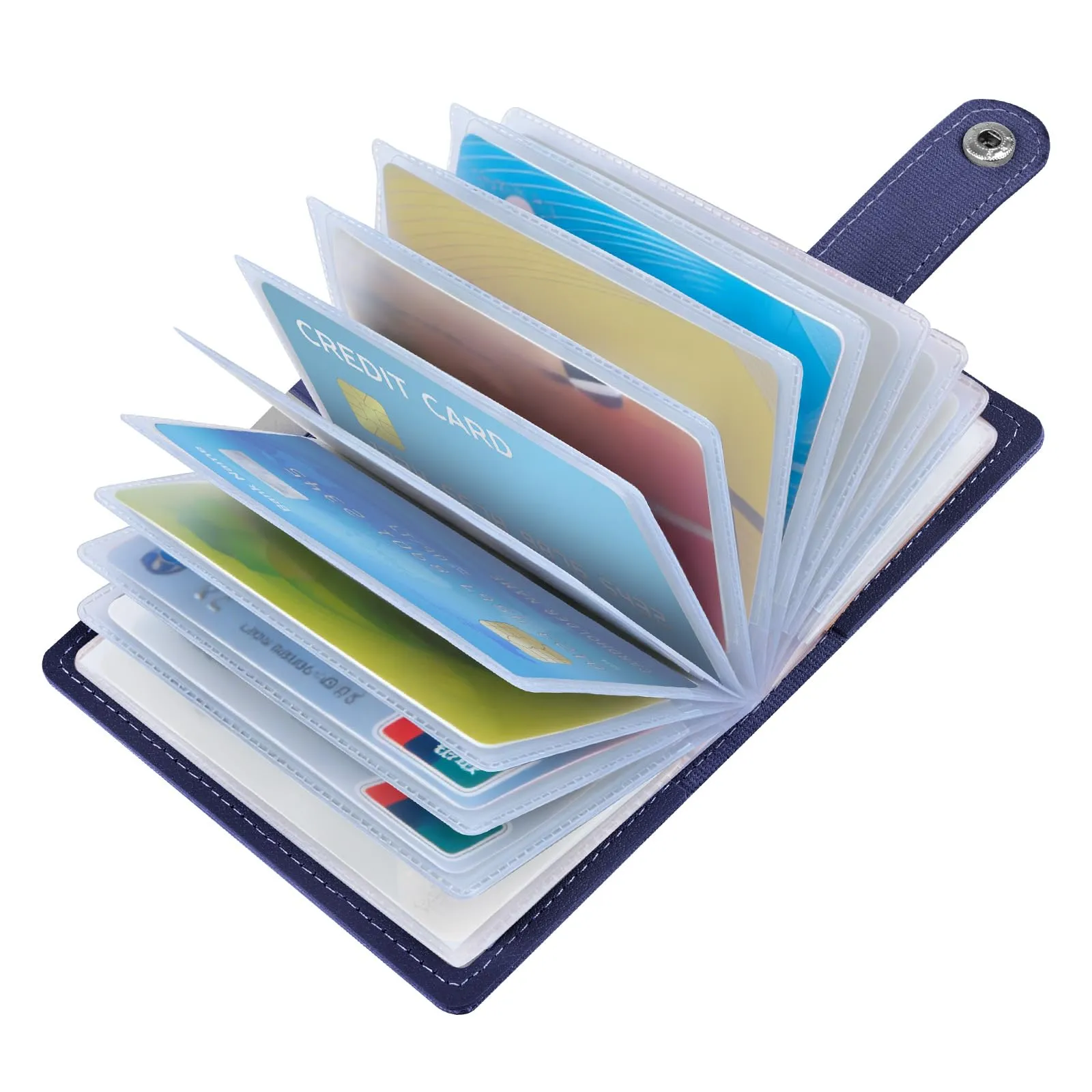 OSDUE Porta Carte di Credito in Pelle PU, Protezione RFID, 26 Scomparti - immagine 9