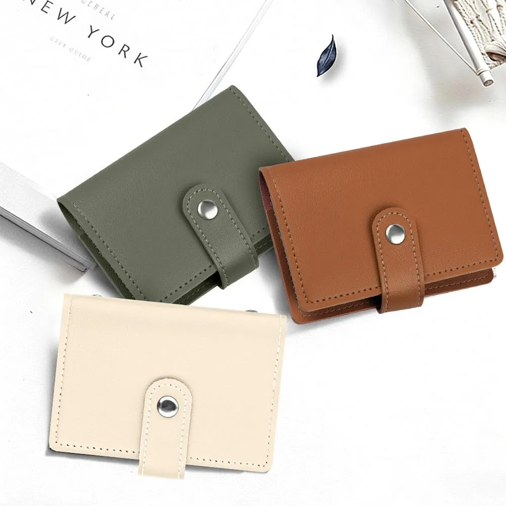 OSDUE Porta Carte di Credito in Pelle PU con Protezione RFID, 26 Scomparti - immagine 6