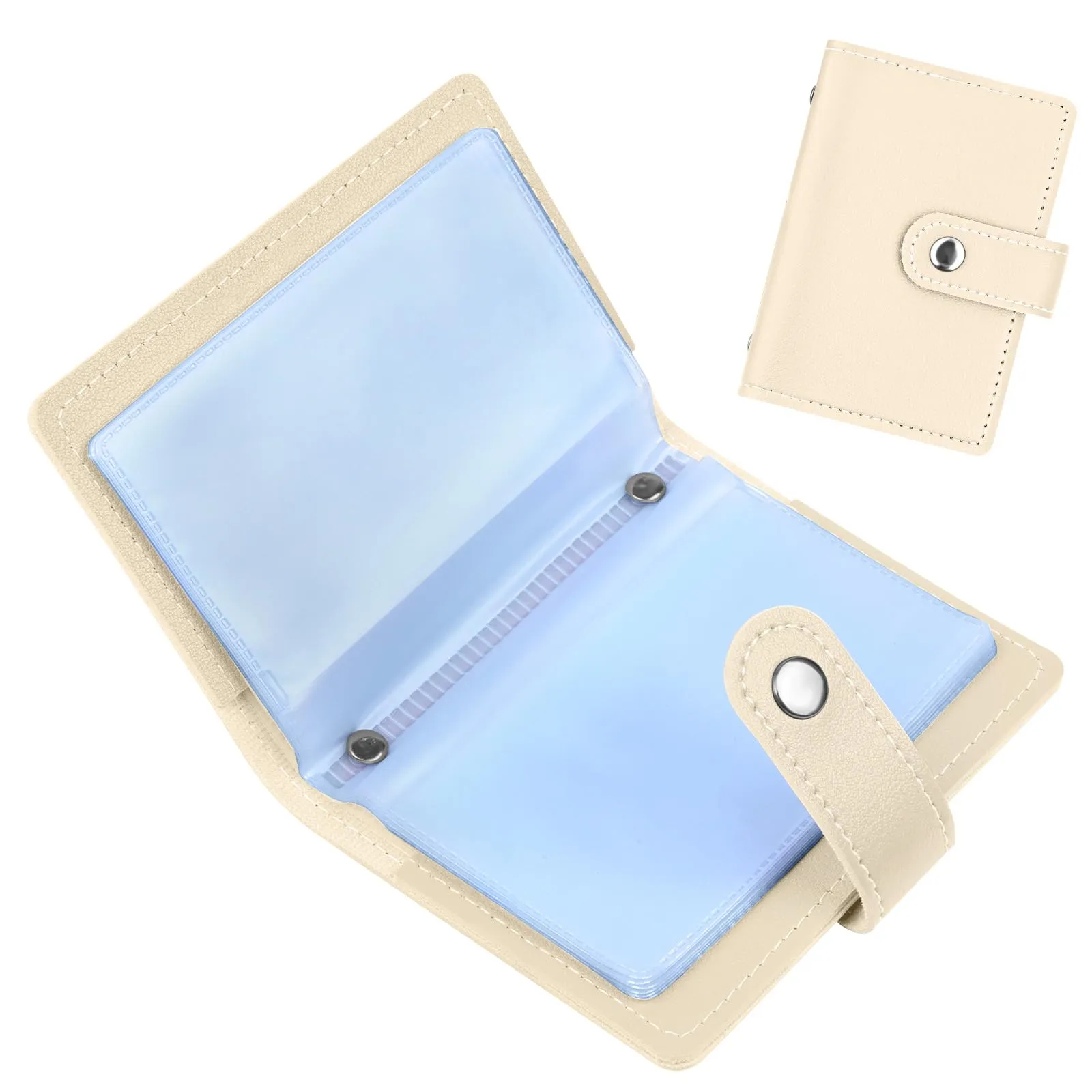 OSDUE Porta Carte di Credito in Pelle PU con Protezione RFID, 26 Scomparti - immagine 8