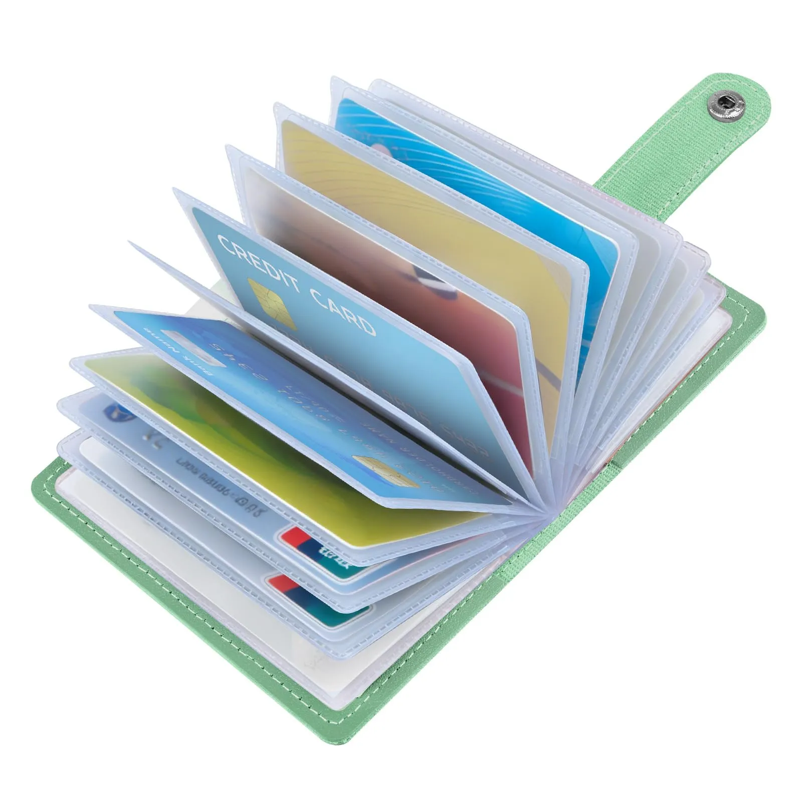 OSDUE Porta Carte di Credito in Pelle PU con Protezione RFID, 26 Scomparti - immagine 1