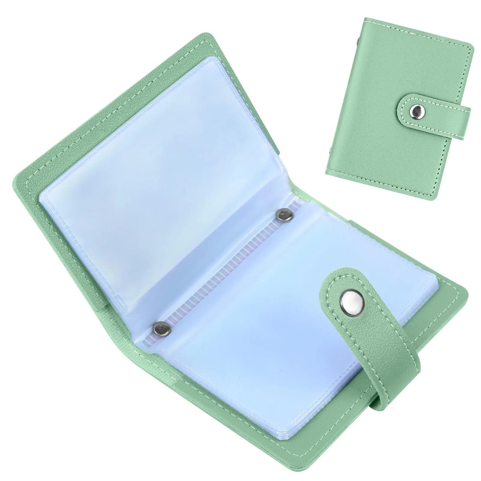 OSDUE Porta Carte di Credito in Pelle PU con Protezione RFID, 26 Scomparti - immagine 8