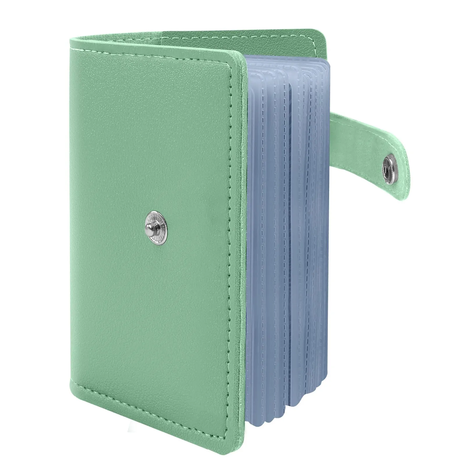 OSDUE Porta Carte di Credito in Pelle PU con Protezione RFID, 26 Scomparti - immagine 9