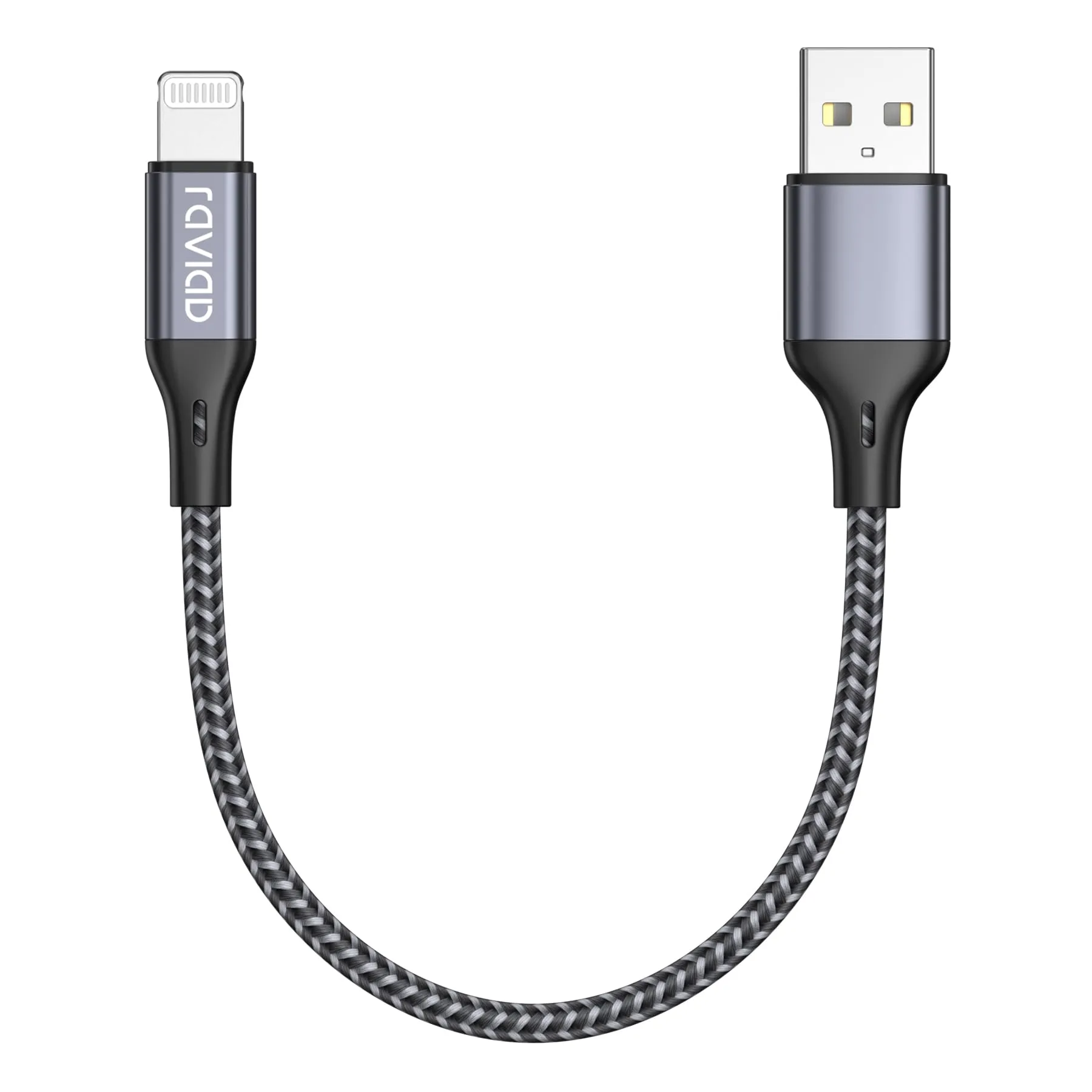 RAVIAD Cavo iPhone Certificato MFi, 50cm, Grigio - immagine 1