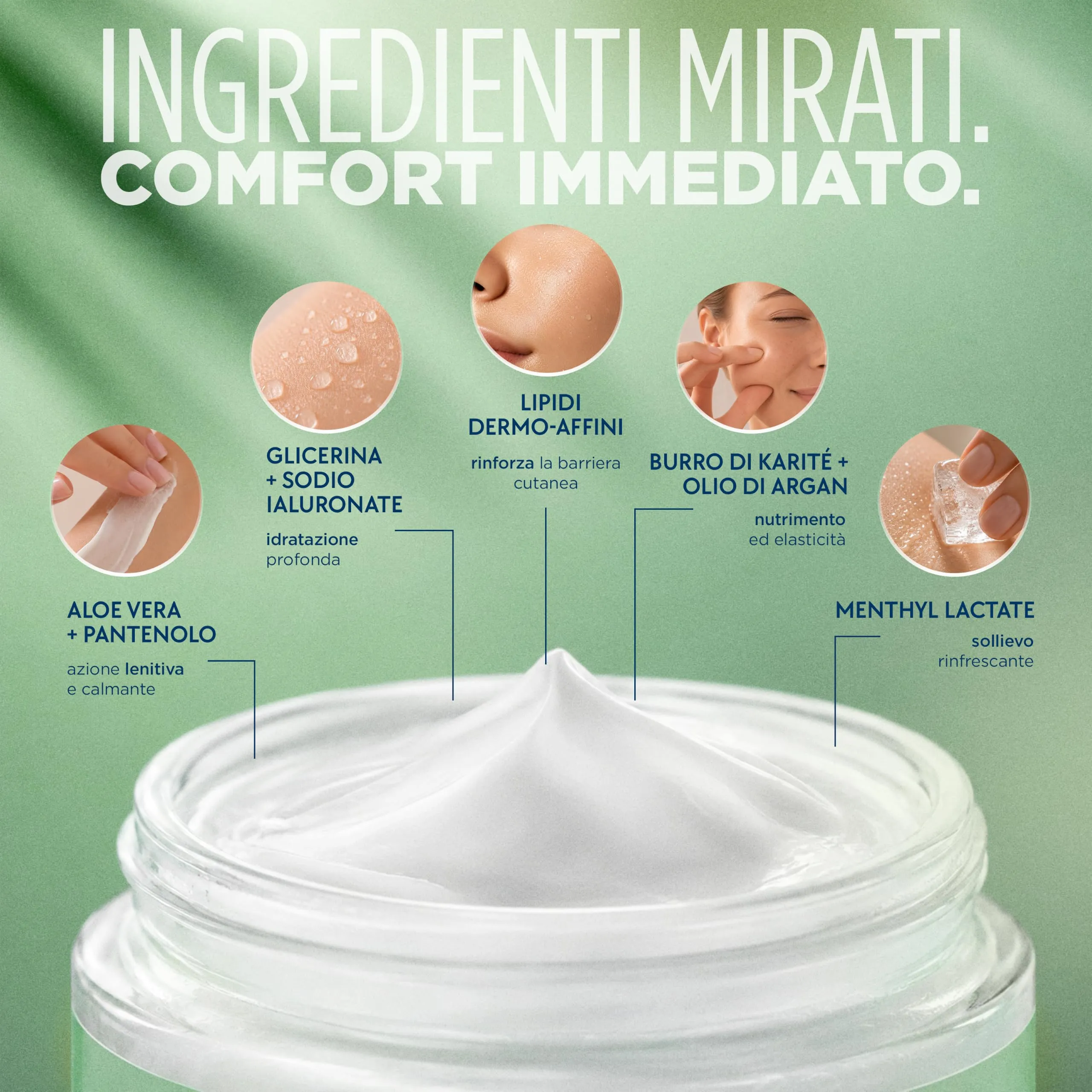 Prep Un1ca SOS Irritazioni Crema Idratante e Lenitiva con Aloe Vera e Glicerina per Pelli Sensibili, 75ml - immagine 4