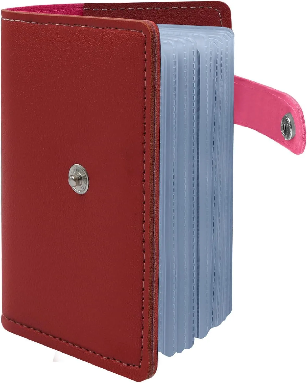 OSDUE Porta Carte di Credito in Pelle PU con Protezione RFID, 26 Scomparti - immagine 1