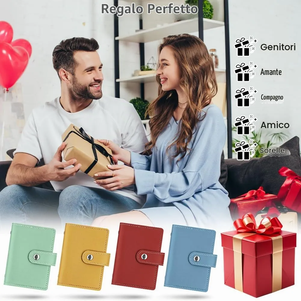 OSDUE Porta Carte di Credito in Pelle PU con Protezione RFID, 26 Scomparti - immagine 7