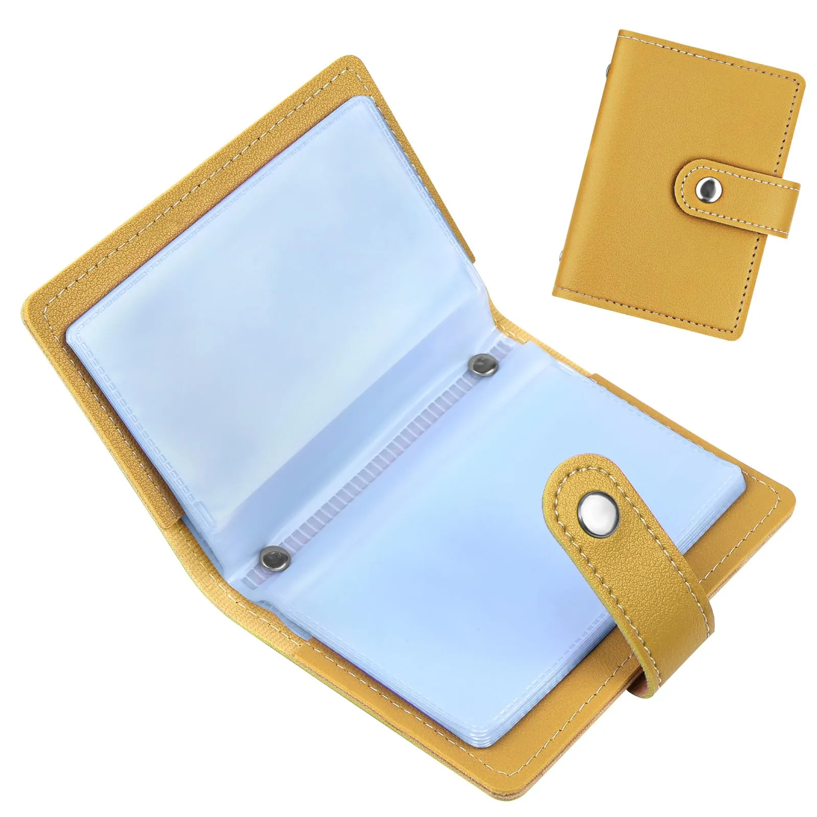 OSDUE Porta Carte di Credito in Pelle PU con Protezione RFID, 26 Scomparti - immagine 8