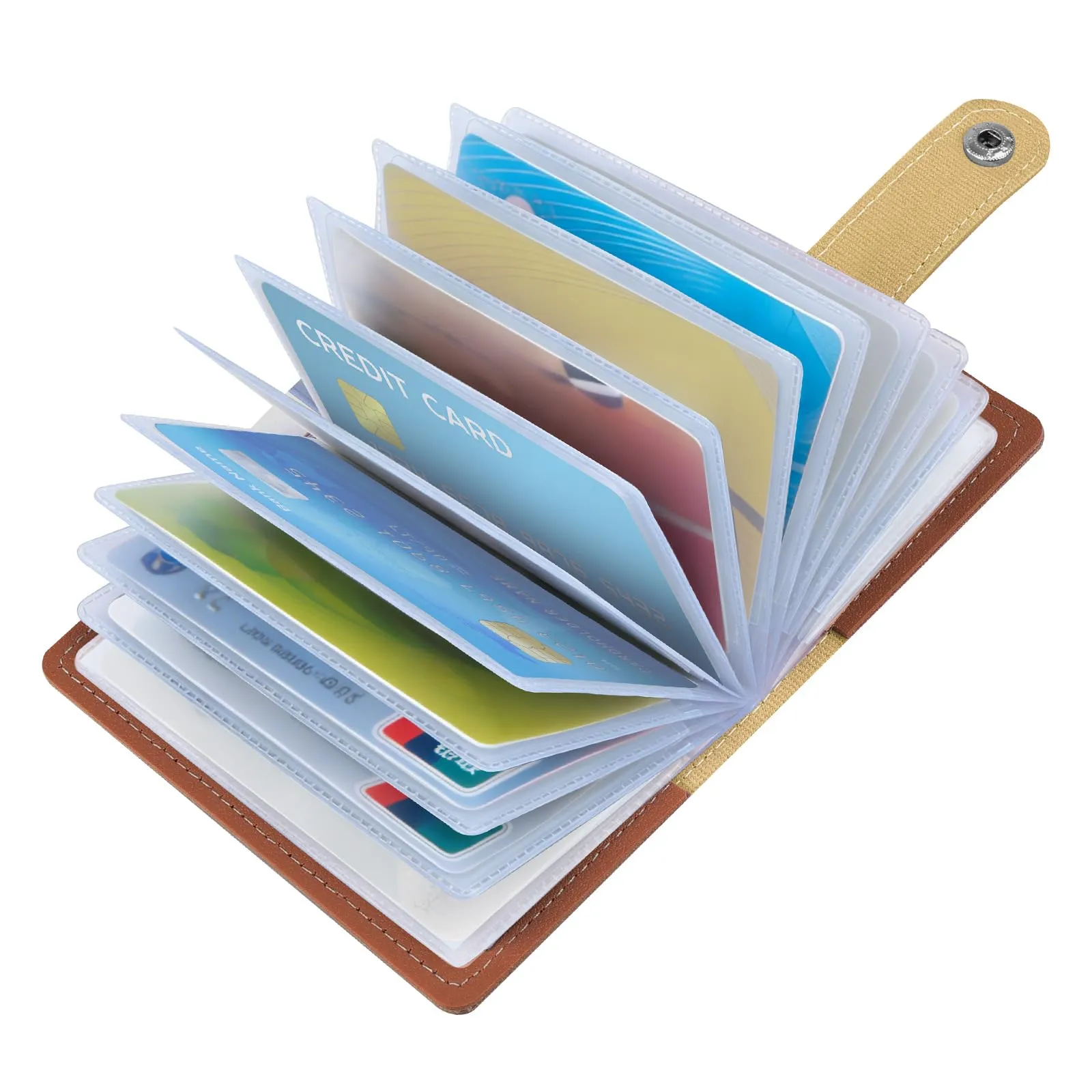 OSDUE Porta Carte di Credito in Pelle PU, Protezione RFID, 26 Scomparti - immagine 1
