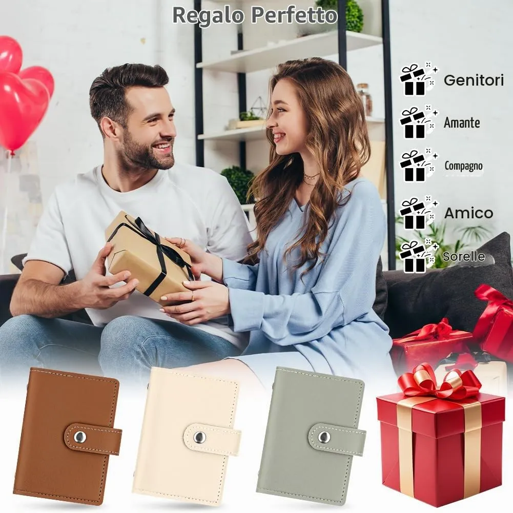 OSDUE Porta Carte di Credito in Pelle PU, Protezione RFID, 26 Scomparti - immagine 7