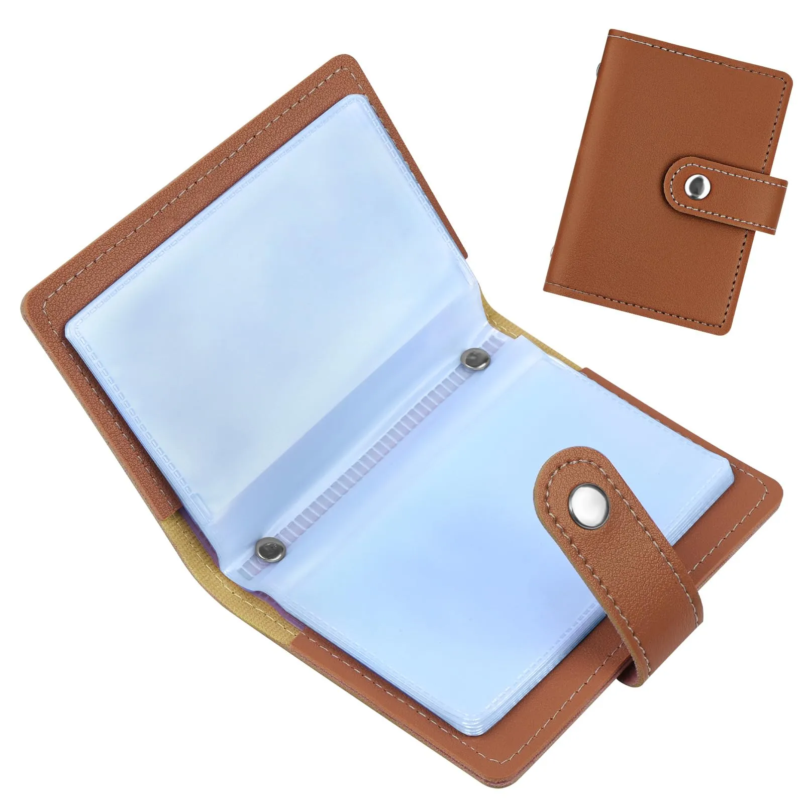 OSDUE Porta Carte di Credito in Pelle PU, Protezione RFID, 26 Scomparti - immagine 8