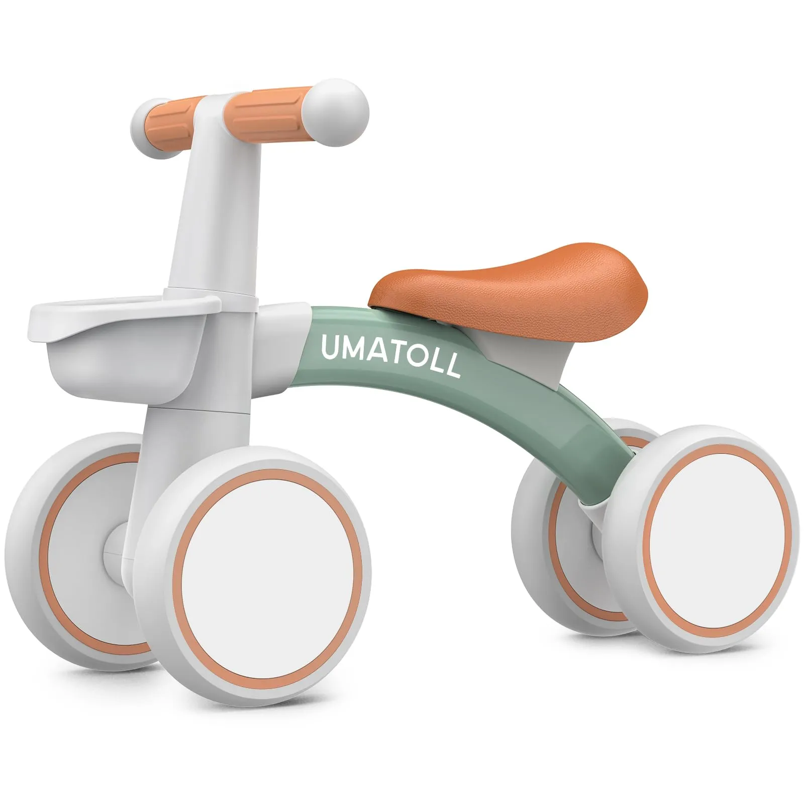 Umatoll Bici Senza Pedali per Bambini 1-2 Anni, Verde - immagine 1