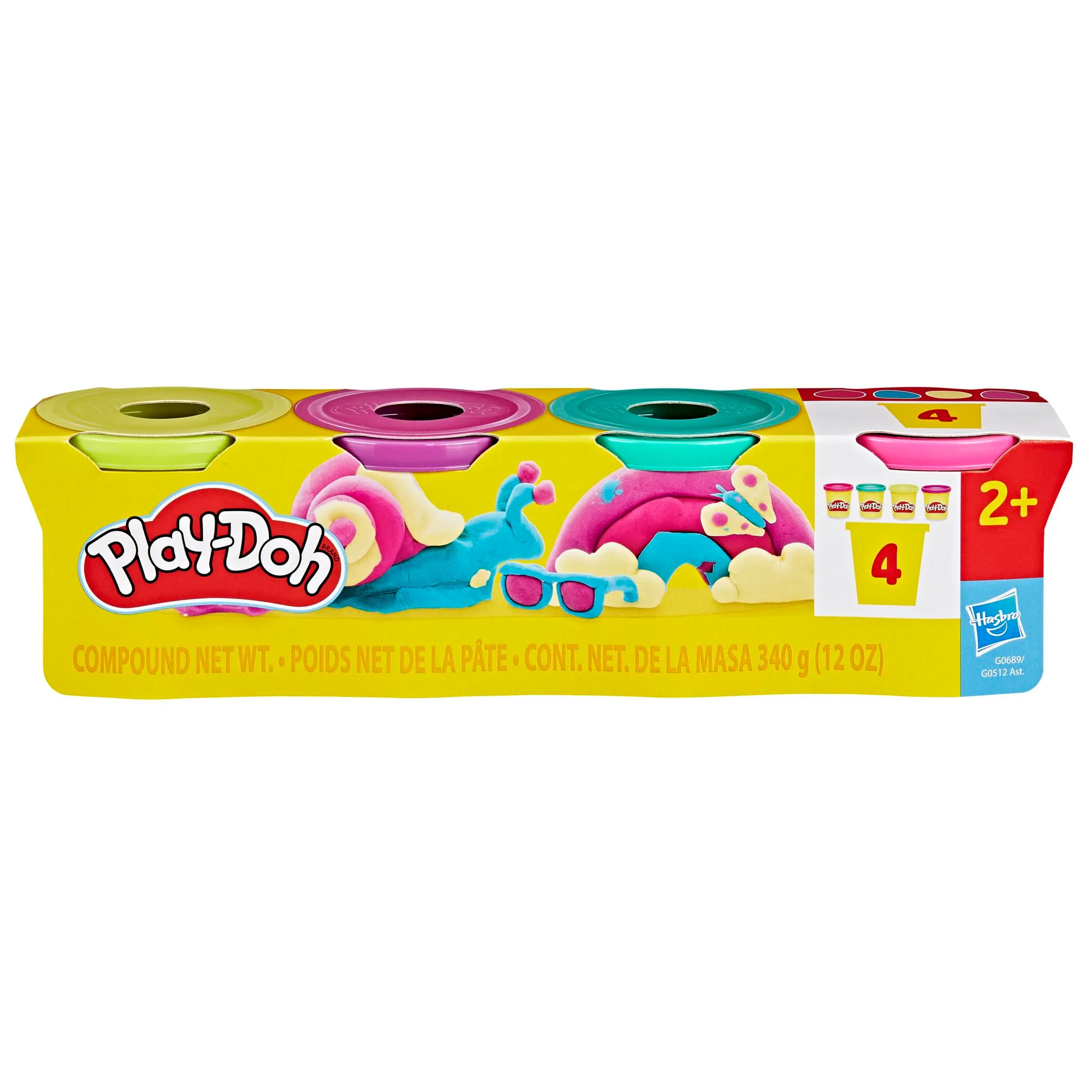 Play-Doh Pâte à Modeler, 4 Couleurs, 85 g - immagine 3