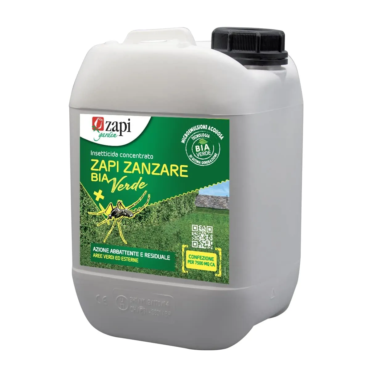 Zapi Zanzare Bia Verde Insetticida Antizanzare Concentrato per Esterno, 5 litri - immagine 1