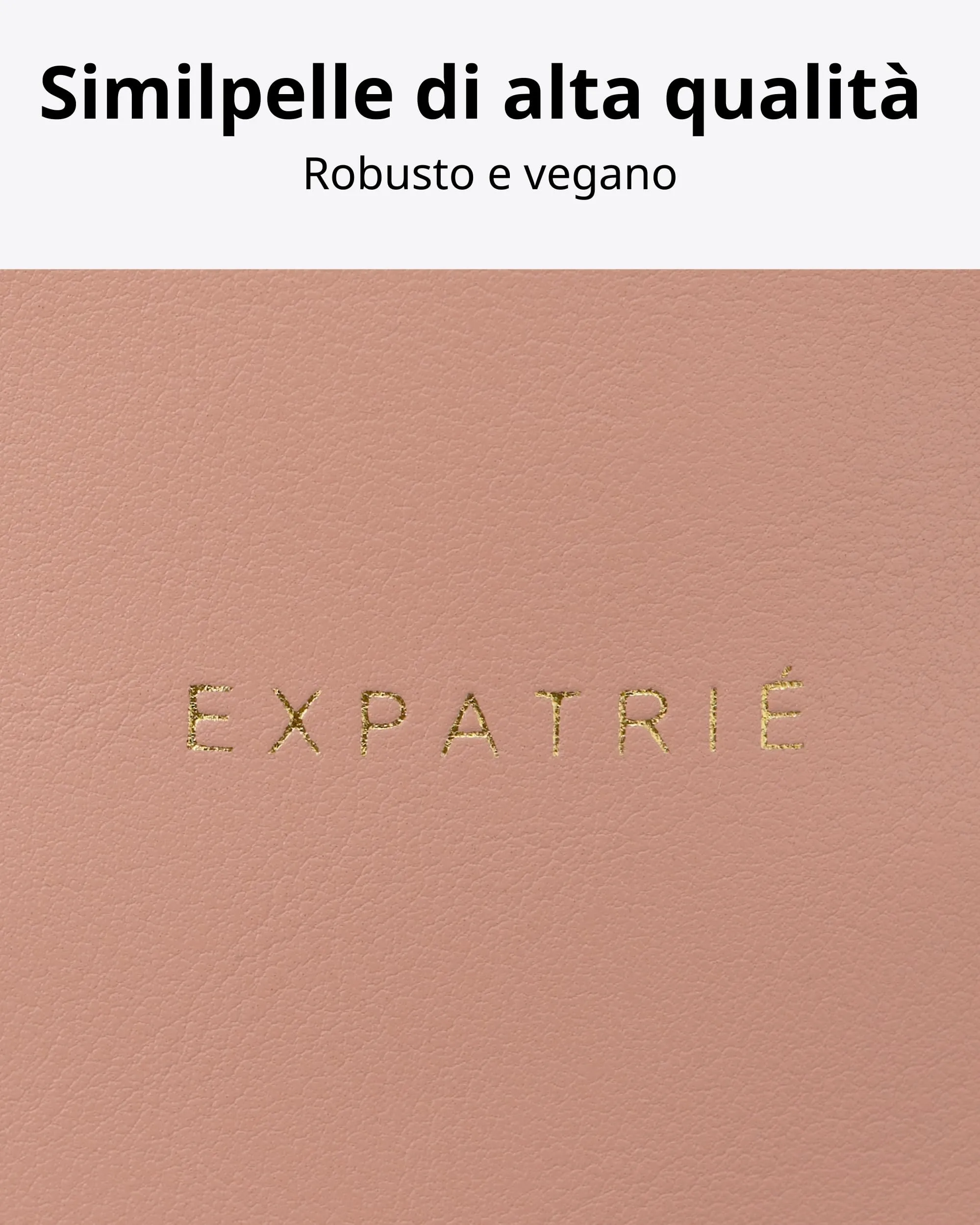 Expatrié Alice Small Marsupio Donna Rosa in Pelle Vegana - immagine 7